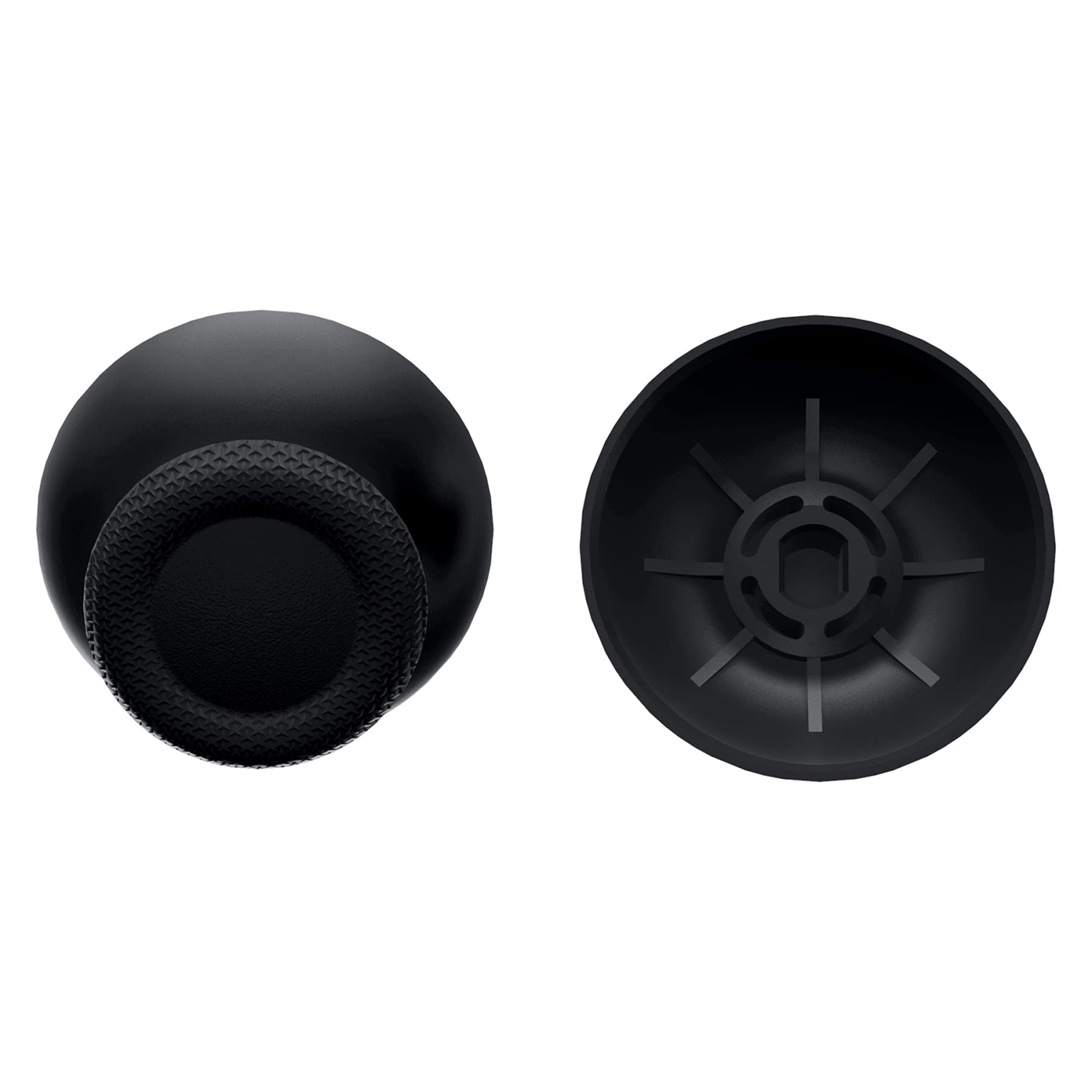 2 paires de manchons de rechange noirs pour manette PS5, manche à balai analogique personnalisé compatible avec PS5, pour toutes les manettes