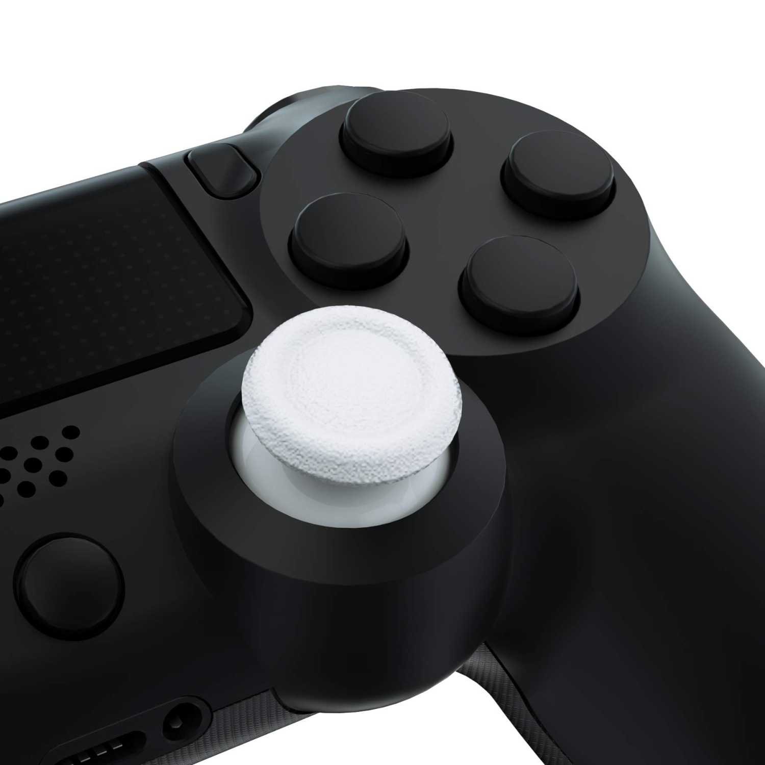 White Replacement 3D Joystick Thumbsticks for PS5 Controller, Analog Thumb Sticks with Screwdriver for PS4 Slim Pro Controller