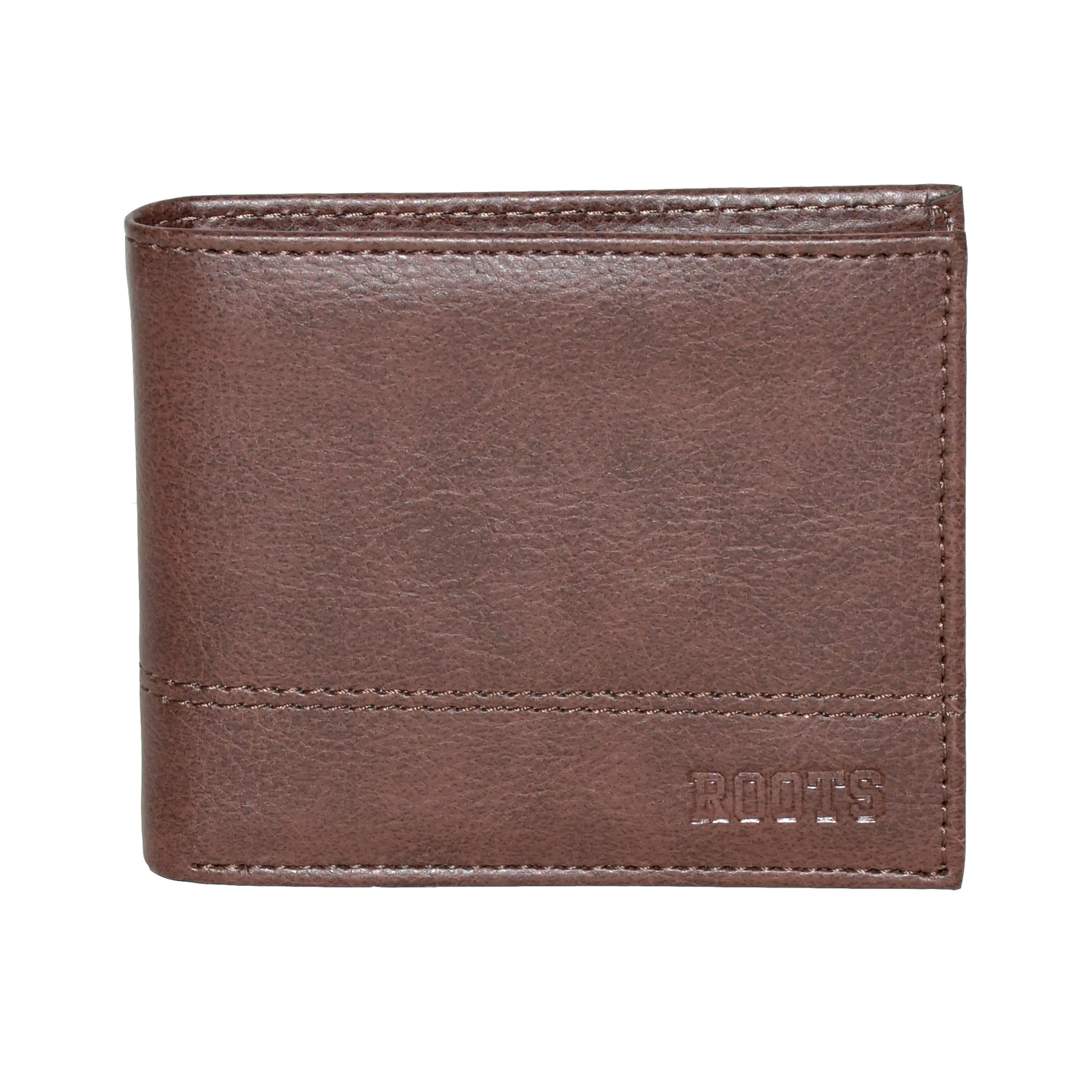 Portefeuille mince pour homme, brun