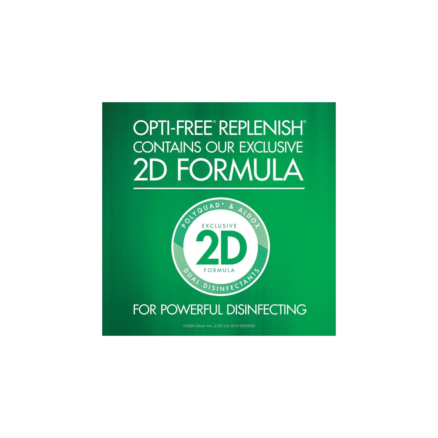 OPTI-FREE® Replenish solution de lentille de contact, paquet double, 2 x 300 mL - multi-usage