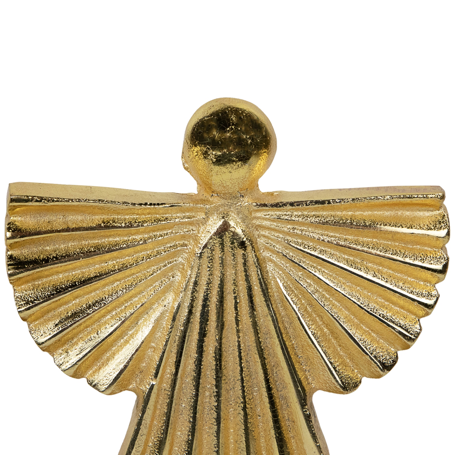 Porte-bougie de Noël votive en métal Heavenly Angel - 10 po - Doré