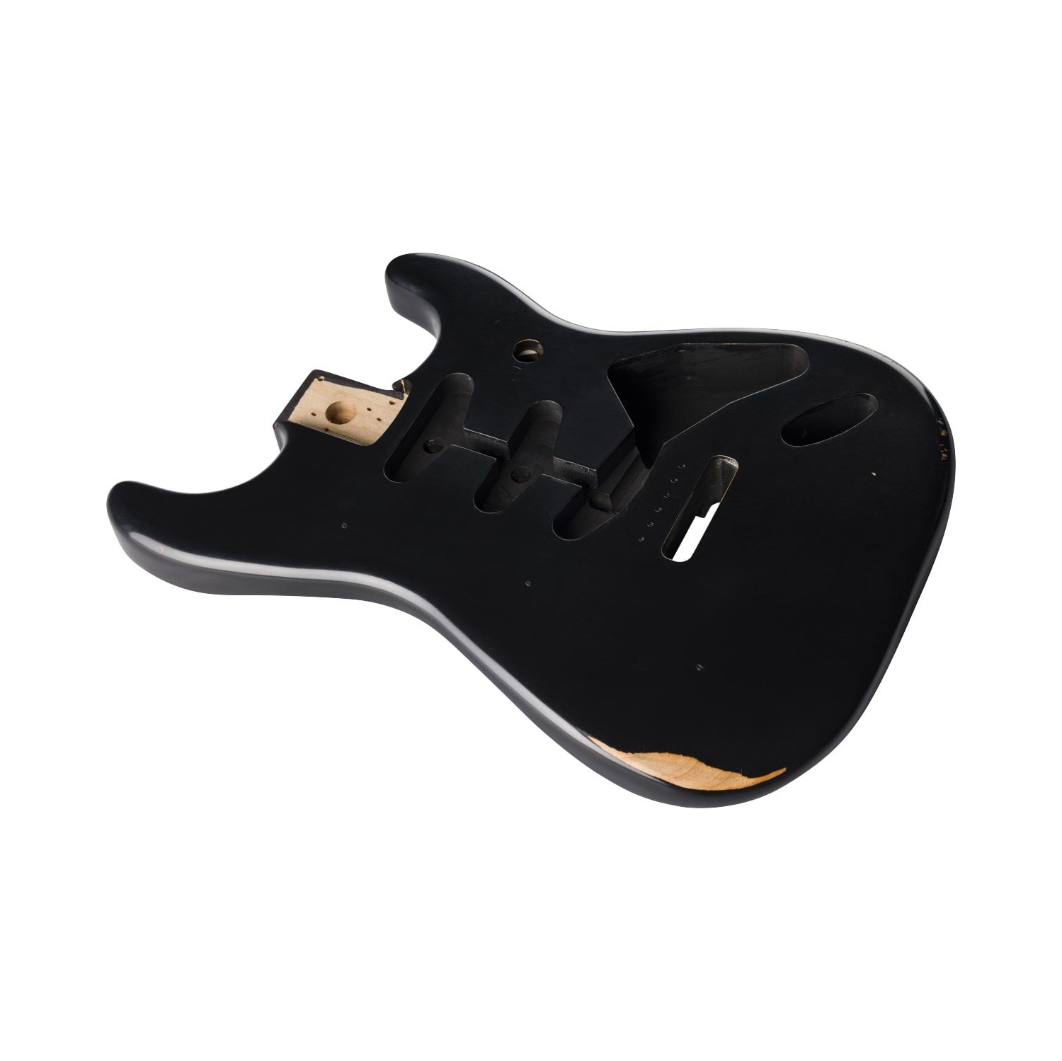 Caisse en aulne Stratocaster SSS noire Road Worn des années 50 de Fender