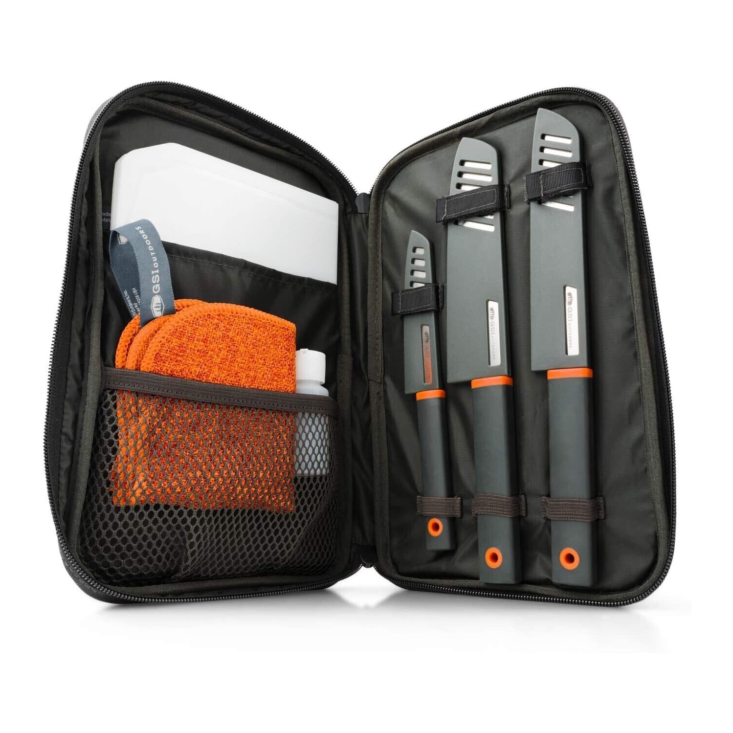 GSI Outdoors | Santoku Knife Set Compact, stainless steel blades