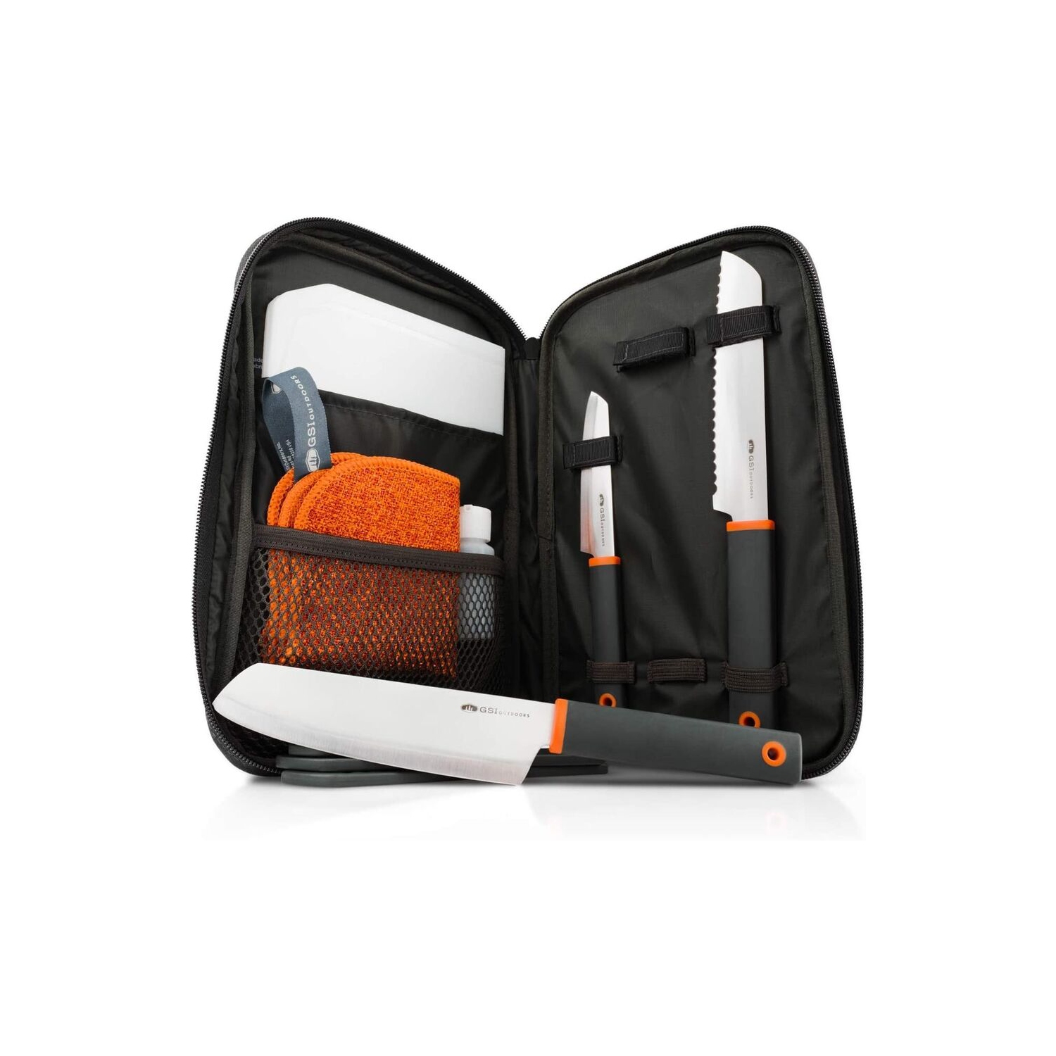 GSI Outdoors | Santoku Knife Set Compact, stainless steel blades