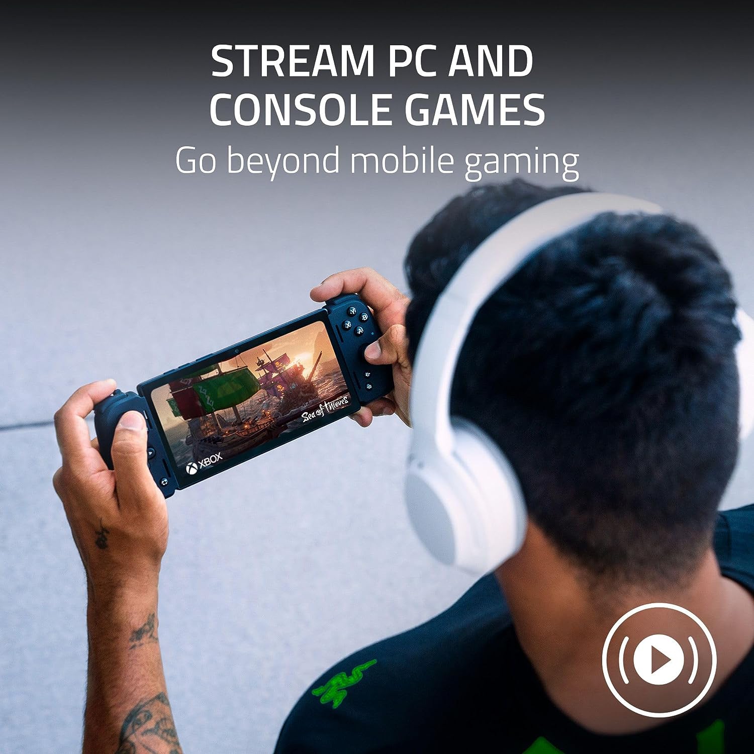 Remis à neuf - manette de jeu mobile Kishi V2 Pro de Razer pour Android : HyperSense Haptics - Universal Fit - Stream PC & Jeux console - jouez à des