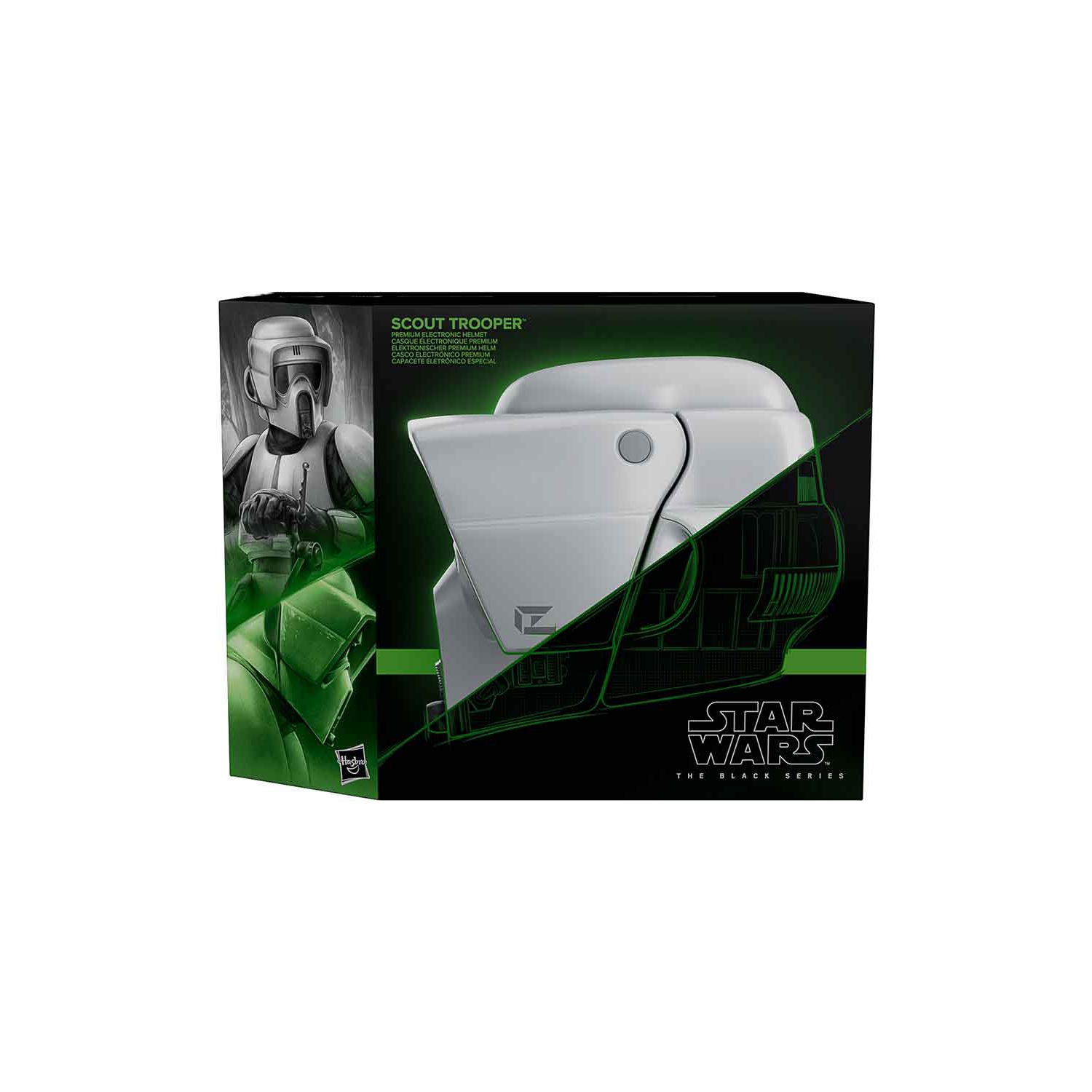 Réplique d'hélice grandeur nature de la série Star Wars The Black - Casque Scout Trooper