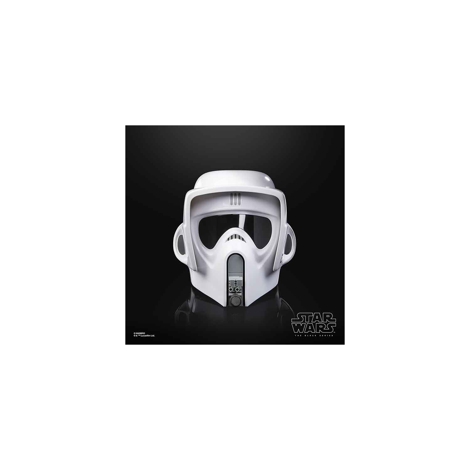 Réplique d'hélice grandeur nature de la série Star Wars The Black - Casque Scout Trooper