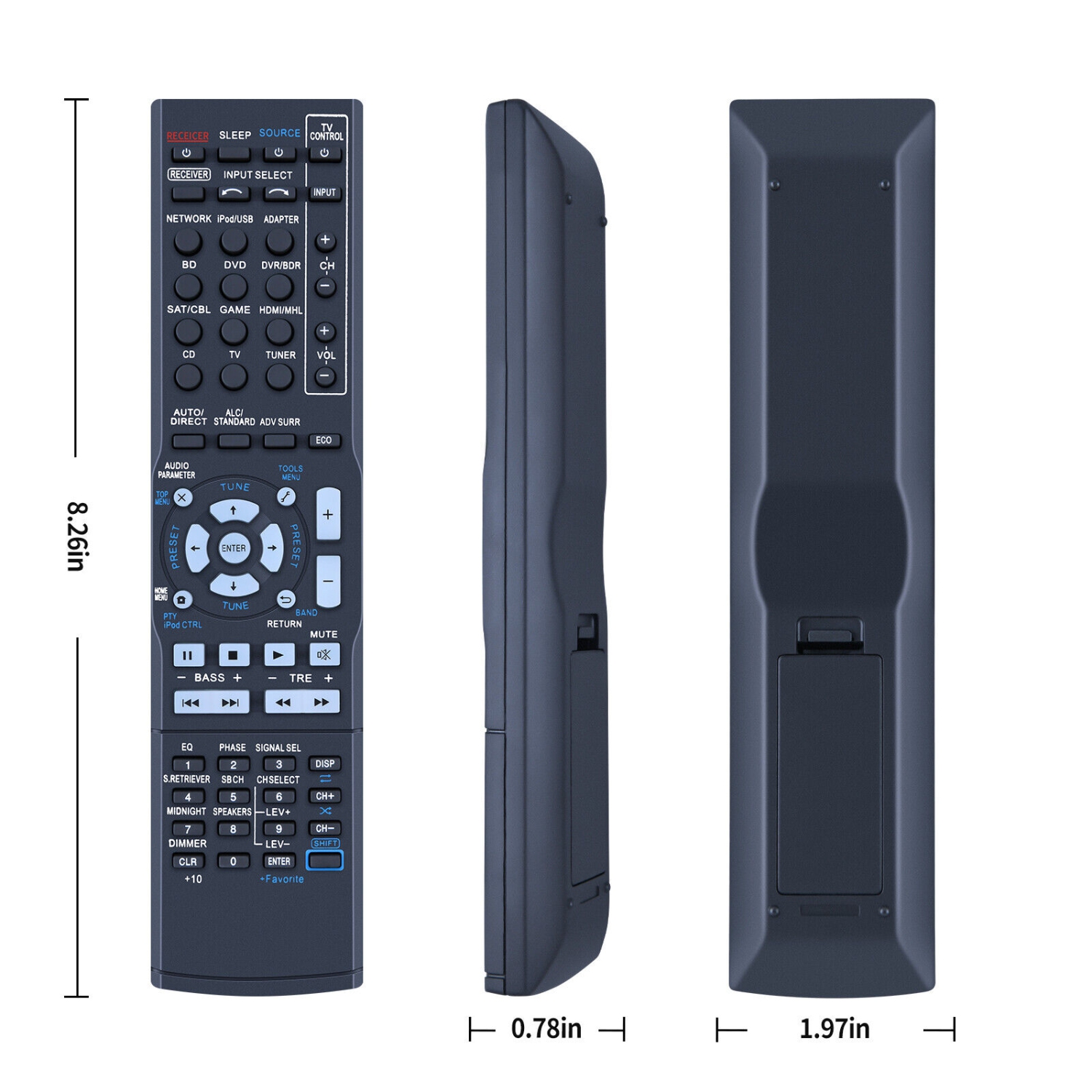 Télécommande pour récepteur AV de cinéma maison VSX-430 de Pioneer