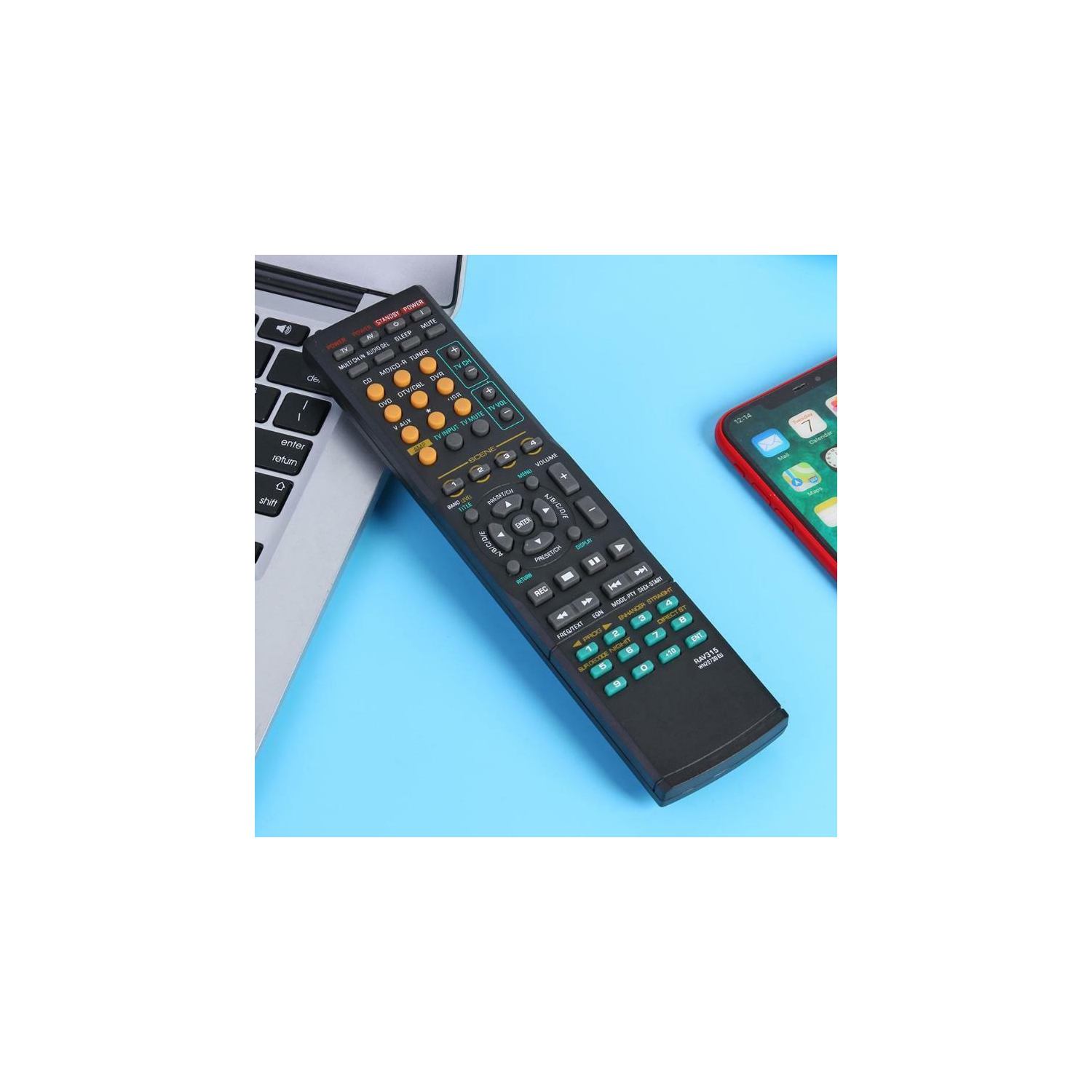 New RAV315 WN22730EU Remote Control Compatible With Yamaha AV Receiver Home Audio Controller RAV283 RAV311 RXV461 RXV561 RXV363B