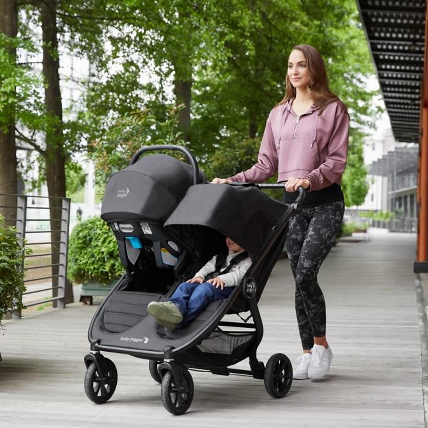 Baby Jogger City Mini GT2 Double Stroller - Jet