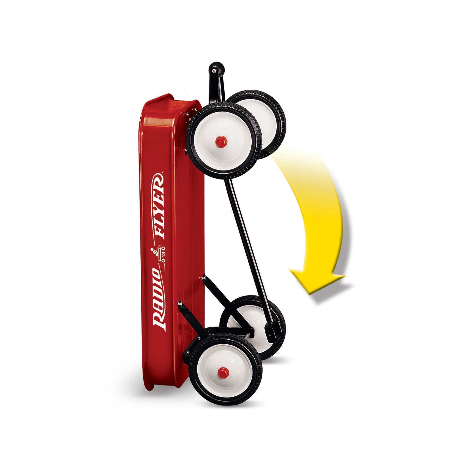 Radio Flyer 18Z 10 Inch Steel Wheels Timeless Classic Design Kids Red Wagon