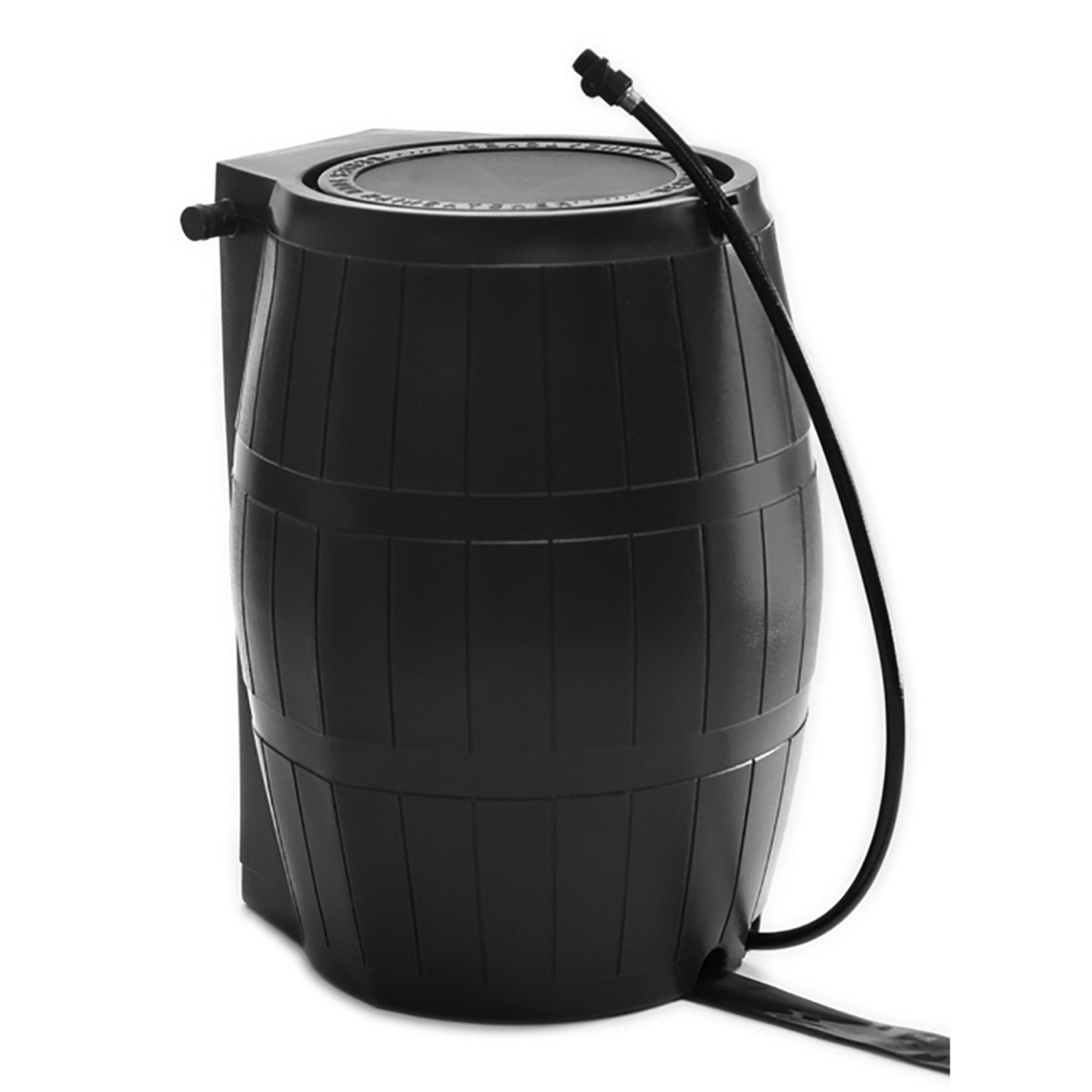 Canon collecteur d'eau pluviale sans BPA FCMP Outdoor RC4000-BLK, 50 gallons, noir
