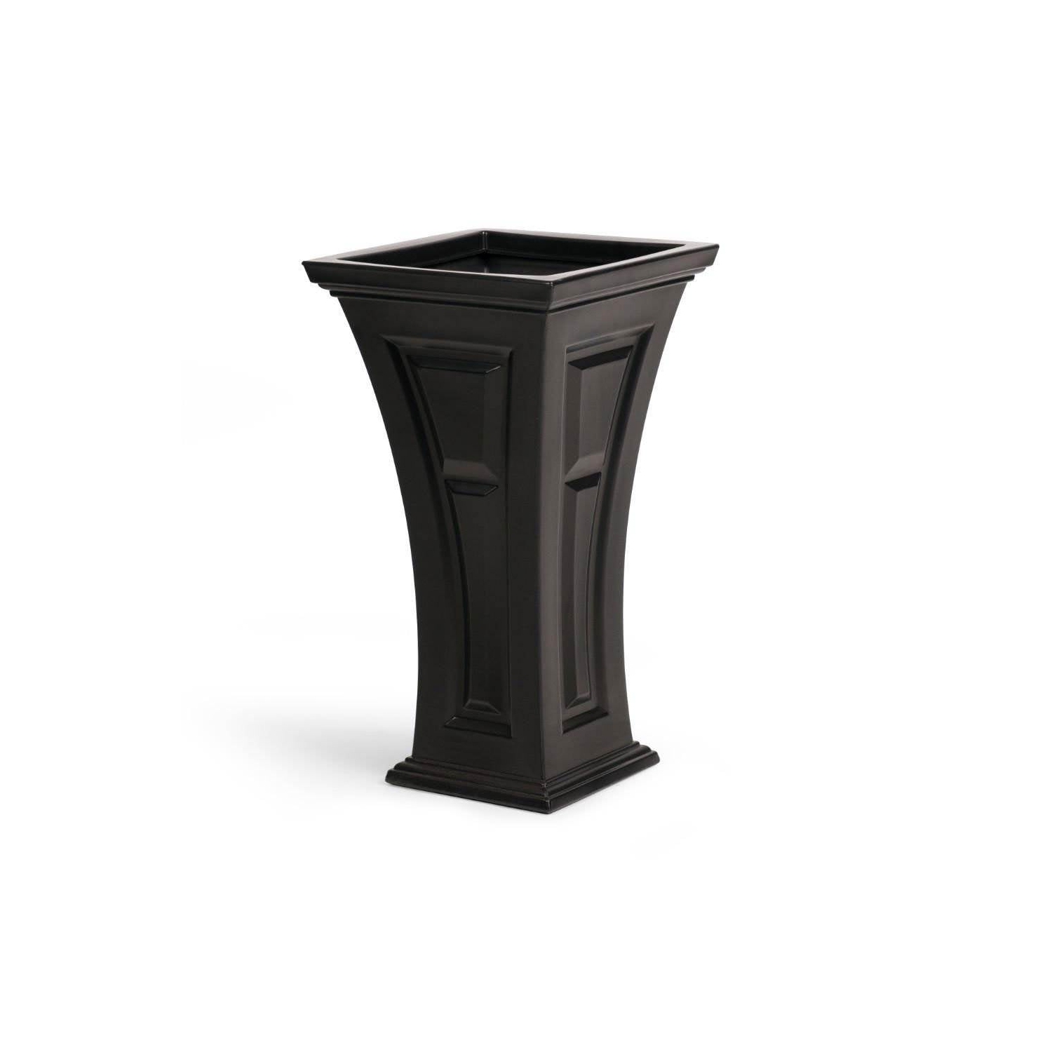 YIMBY Heritage Self Watering Tall Outdoor Garden Patio Planter Pot,
