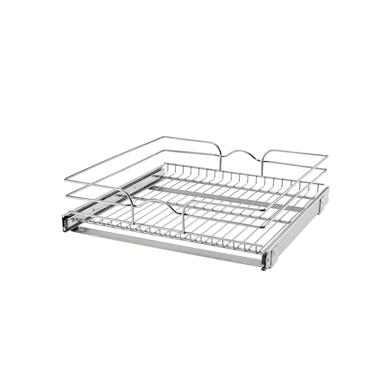 Rev-A-Shelf Pullout Basket Organizer for Kitchen or Vanity Cabinets, 21 x 20 In, 5WB1-2120CR-1