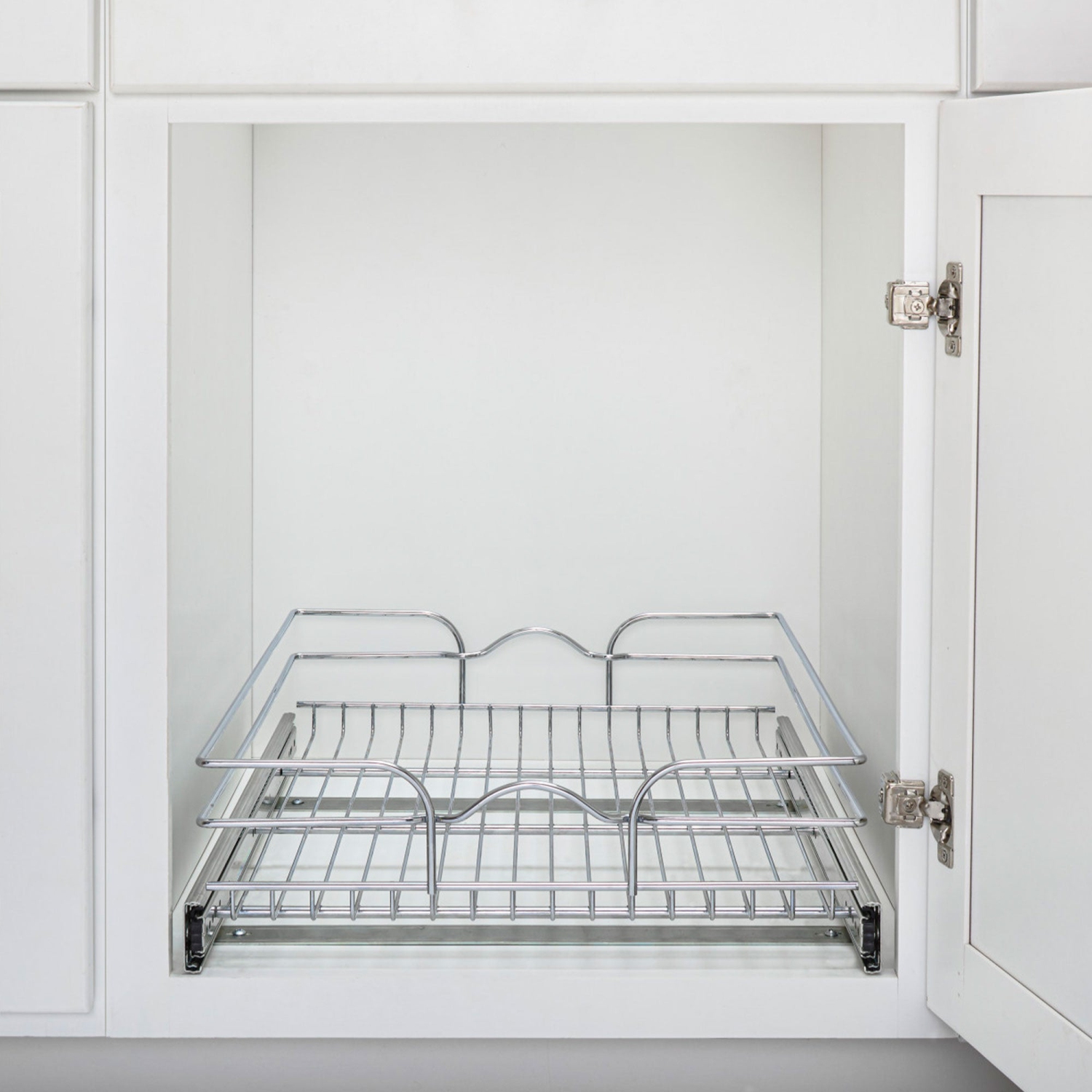 Rev-A-Shelf – Organisateur de panier coulissant pour armoires de cuisine ou de coiffeuse, 18 x 20&nbsp;po, 5WB1-1820CR-1