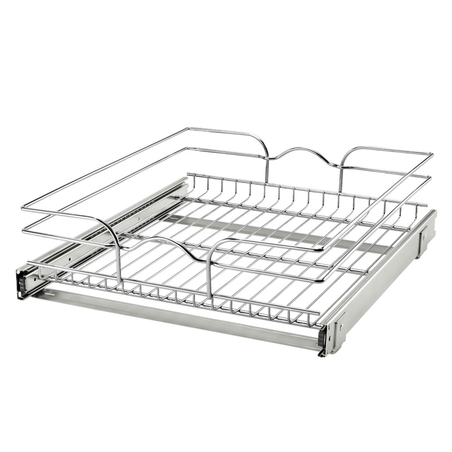 Rev-A-Shelf – Organisateur de panier coulissant pour armoires de cuisine ou de coiffeuse, 18 x 20&nbsp;po, 5WB1-1820CR-1
