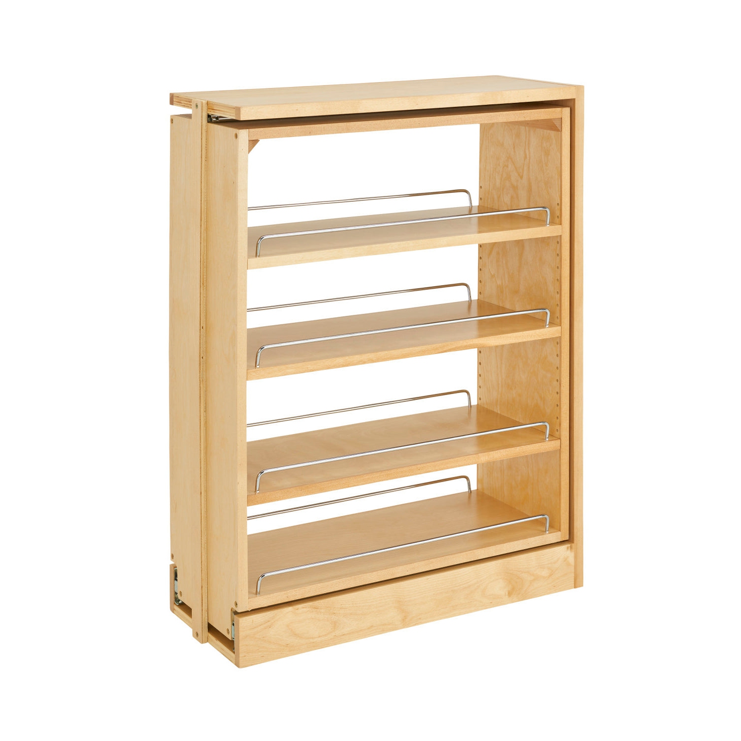Porte-épices rétractable pour armoire de cuisine de 9&nbsp;po de Rev-A-Shelf, 432-BF-9C.