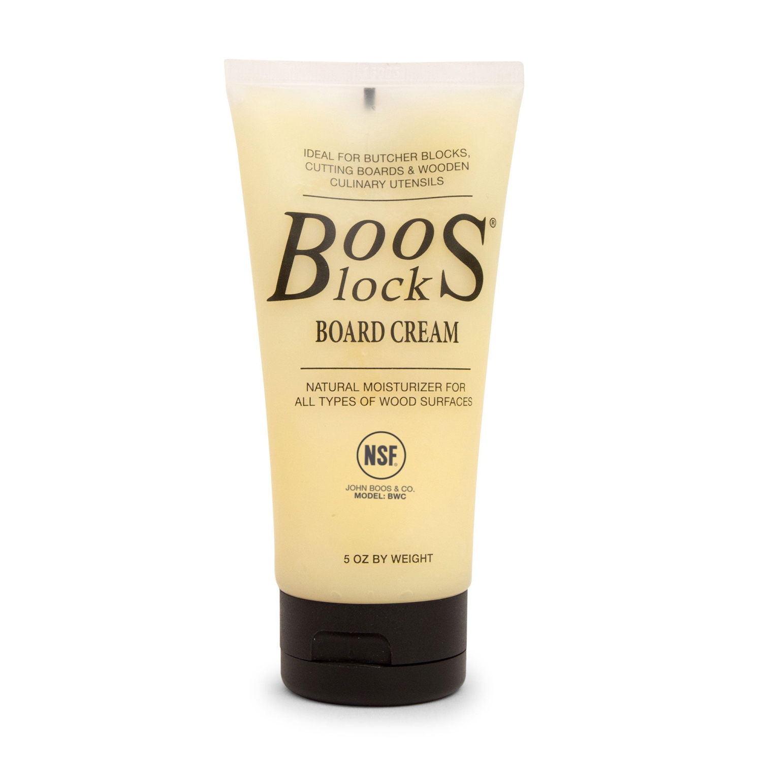 John Boos – Crème hydratante bloc de boucher en bois, 5 oz, bloc