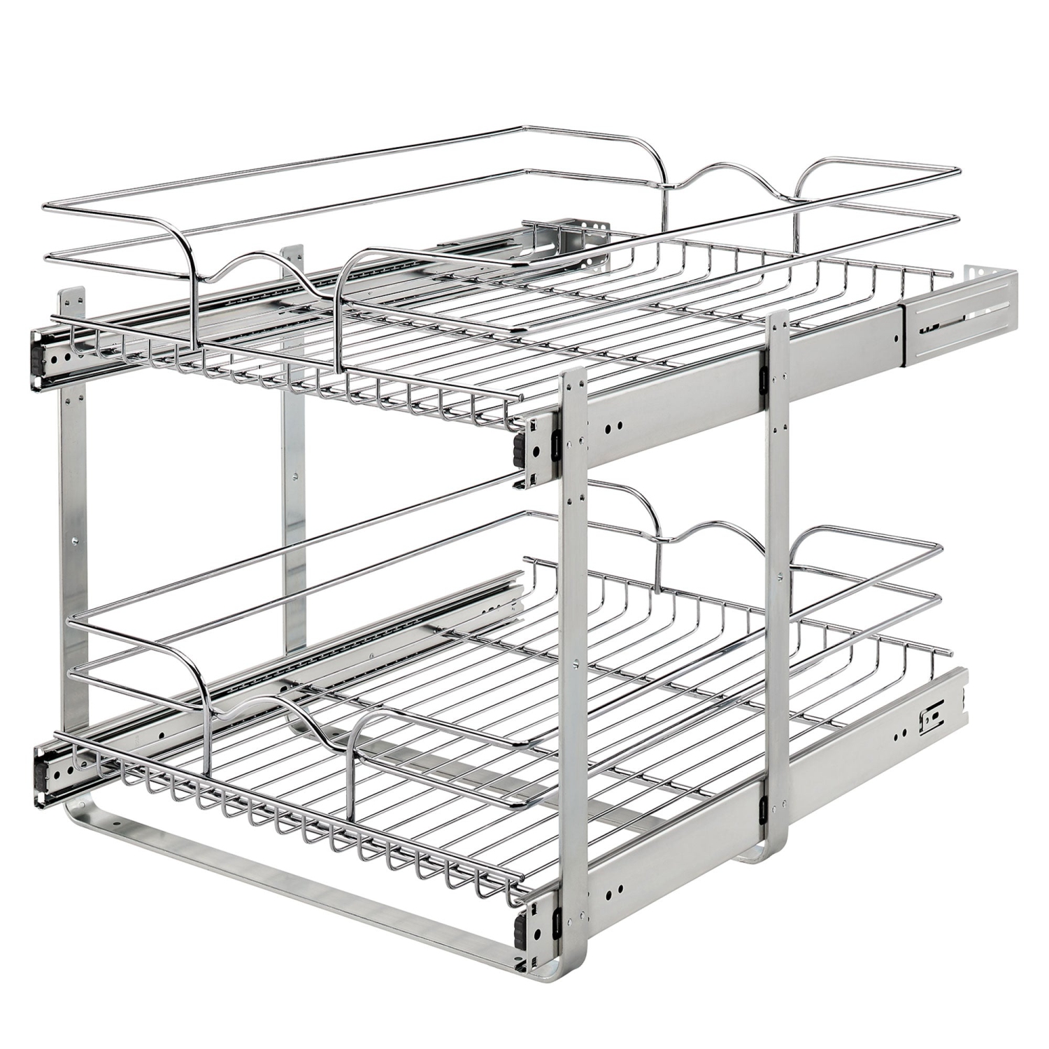 Rev-A-Shelf Kitchen Cabinet Pull Out Shelf Organizer, 18 x 22 In, 5WB2-1822CR-1