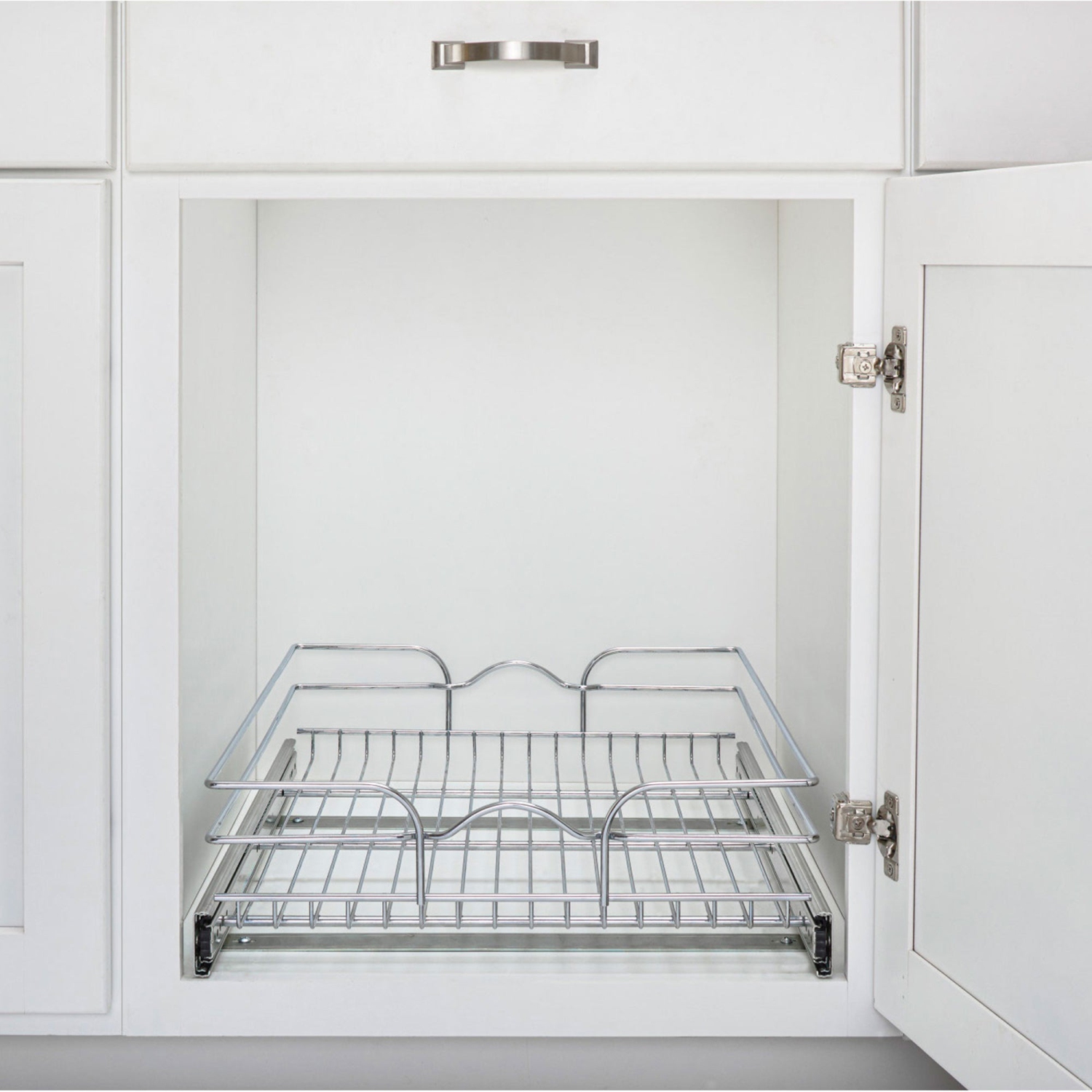 Rev-A-Shelf Kitchen Cabinet Pull Out Shelf Organizer, 15 x 22 In, 5WB1-1522CR-1