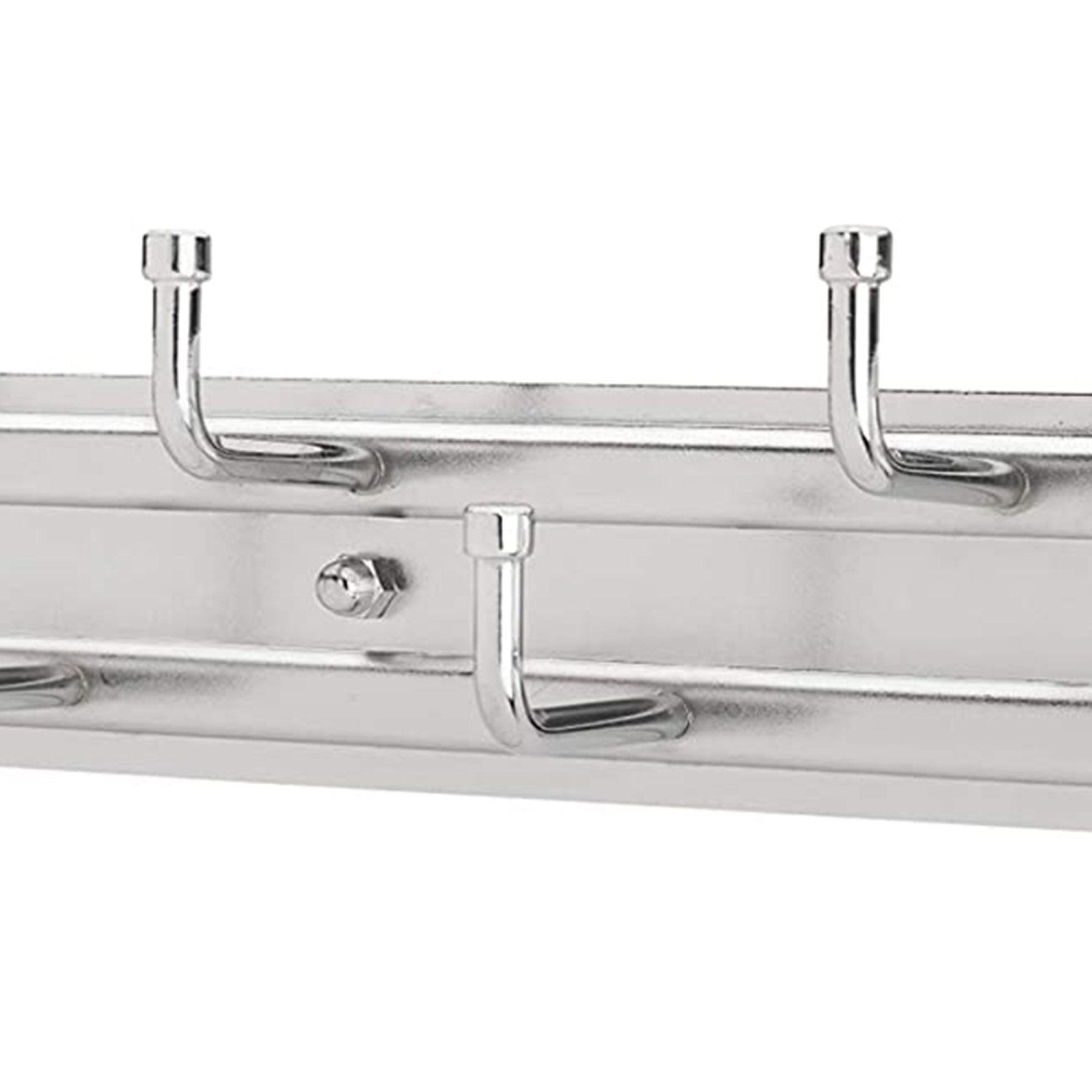Rev-A-Shelf 12" Pullout Belt Rack Closet Storage Organizer, Chrome, BRC-12CR