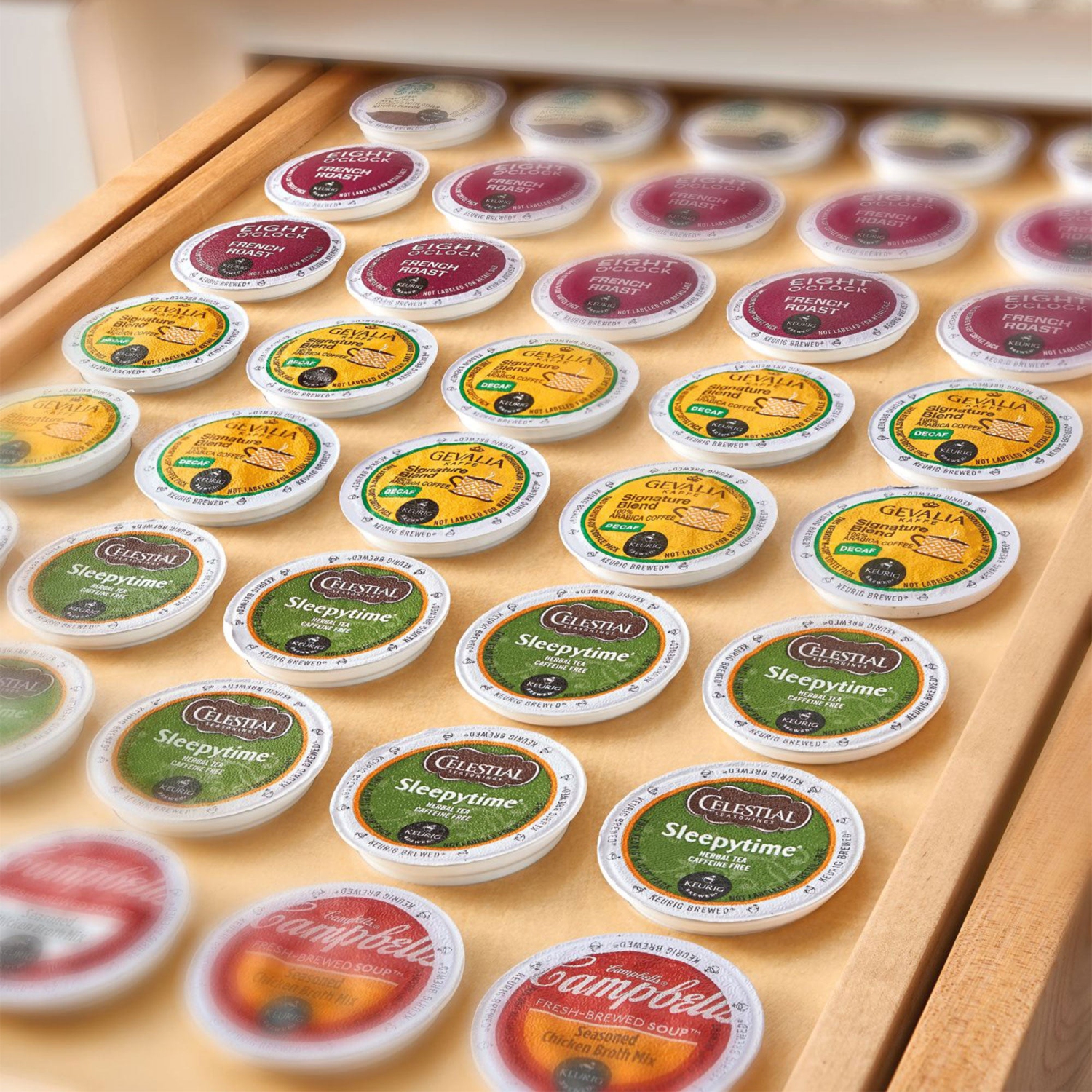 Range-tout de tiroir en KCUP étagé de 4WTCD 15 po avec glissières à fermeture en douceur Rev-A-Shelf