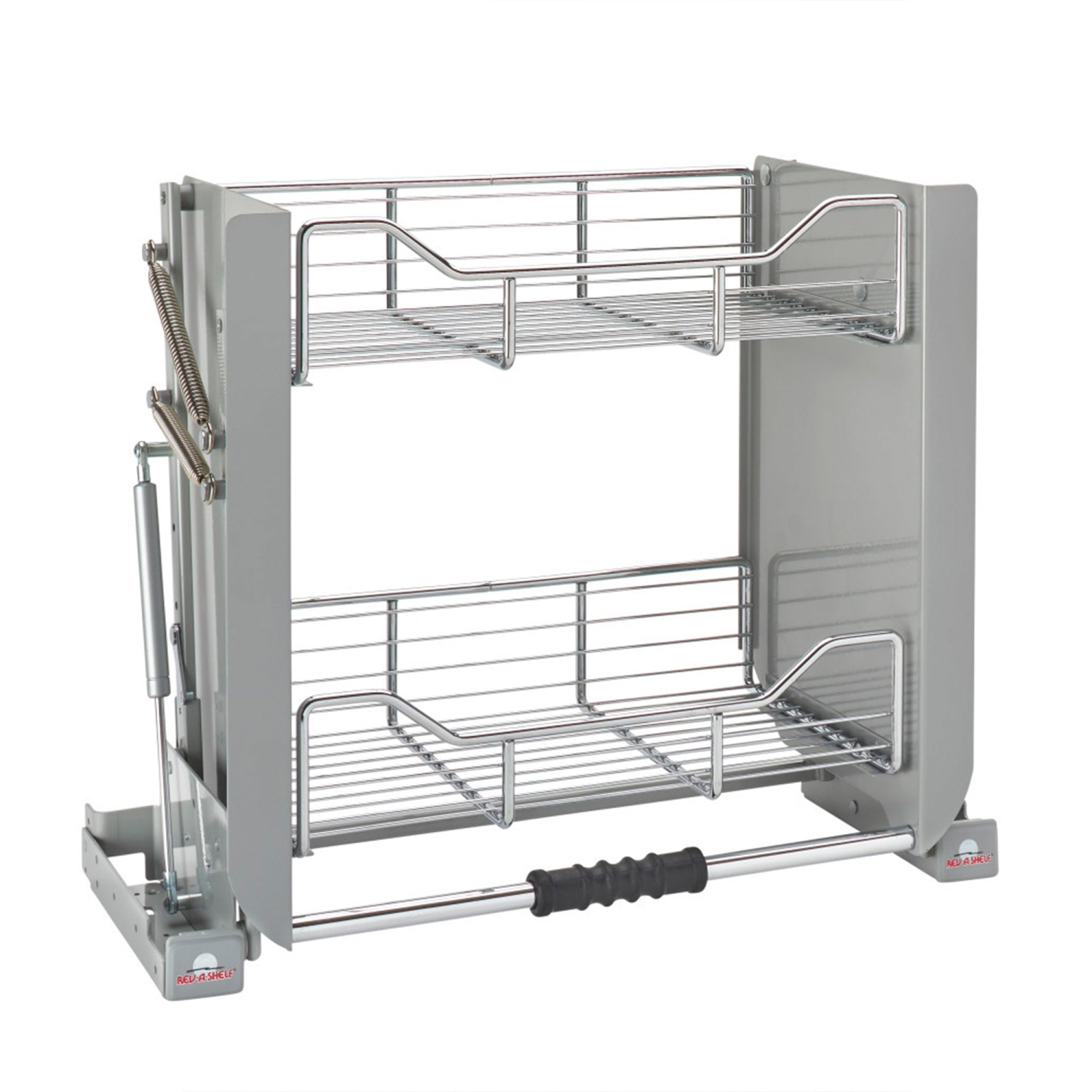 Rev-A-Shelf 24" Kitchen Pull-Down Wall Cabinet Shelf System, Chrome, 5PD-24CRN