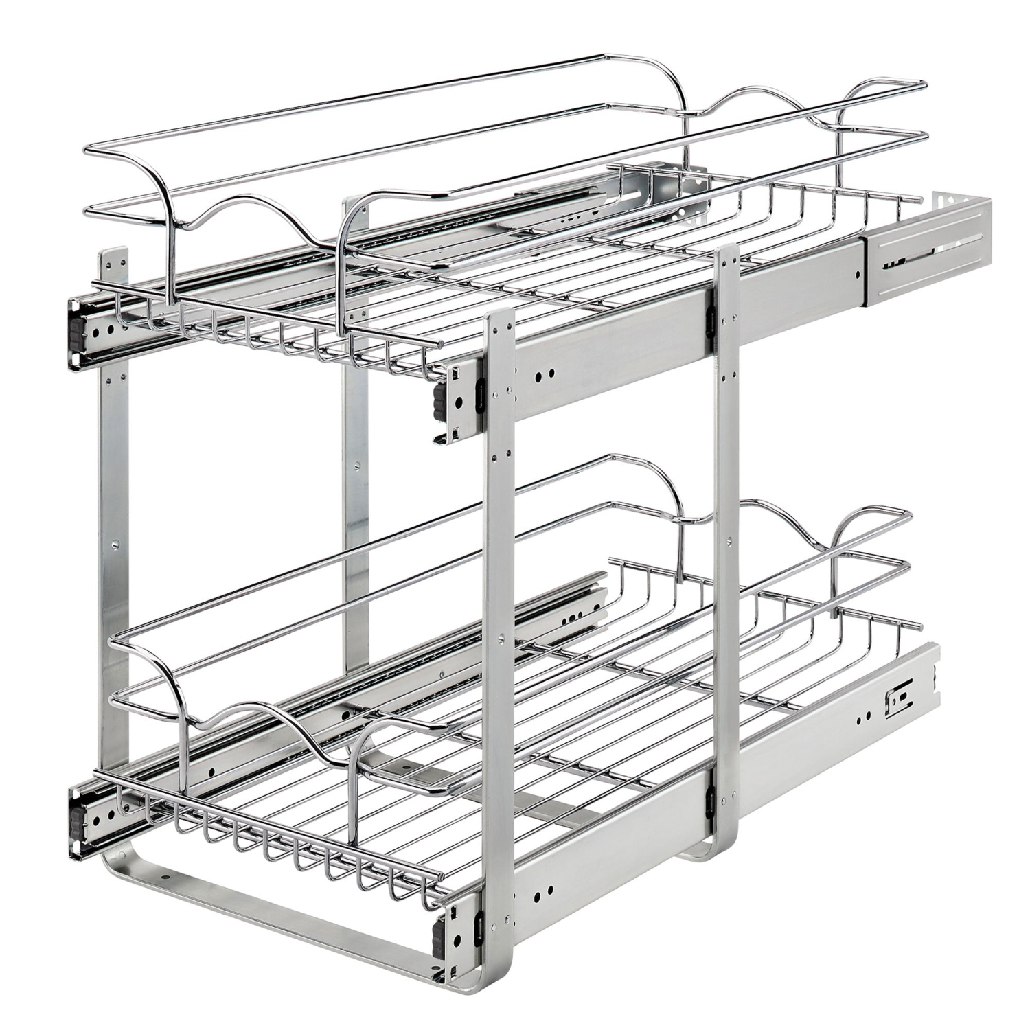 Rev-A-Shelf Kitchen Cabinet Pull Out Shelf Organizer, 12 x 22 In, 5WB2-1222CR-1
