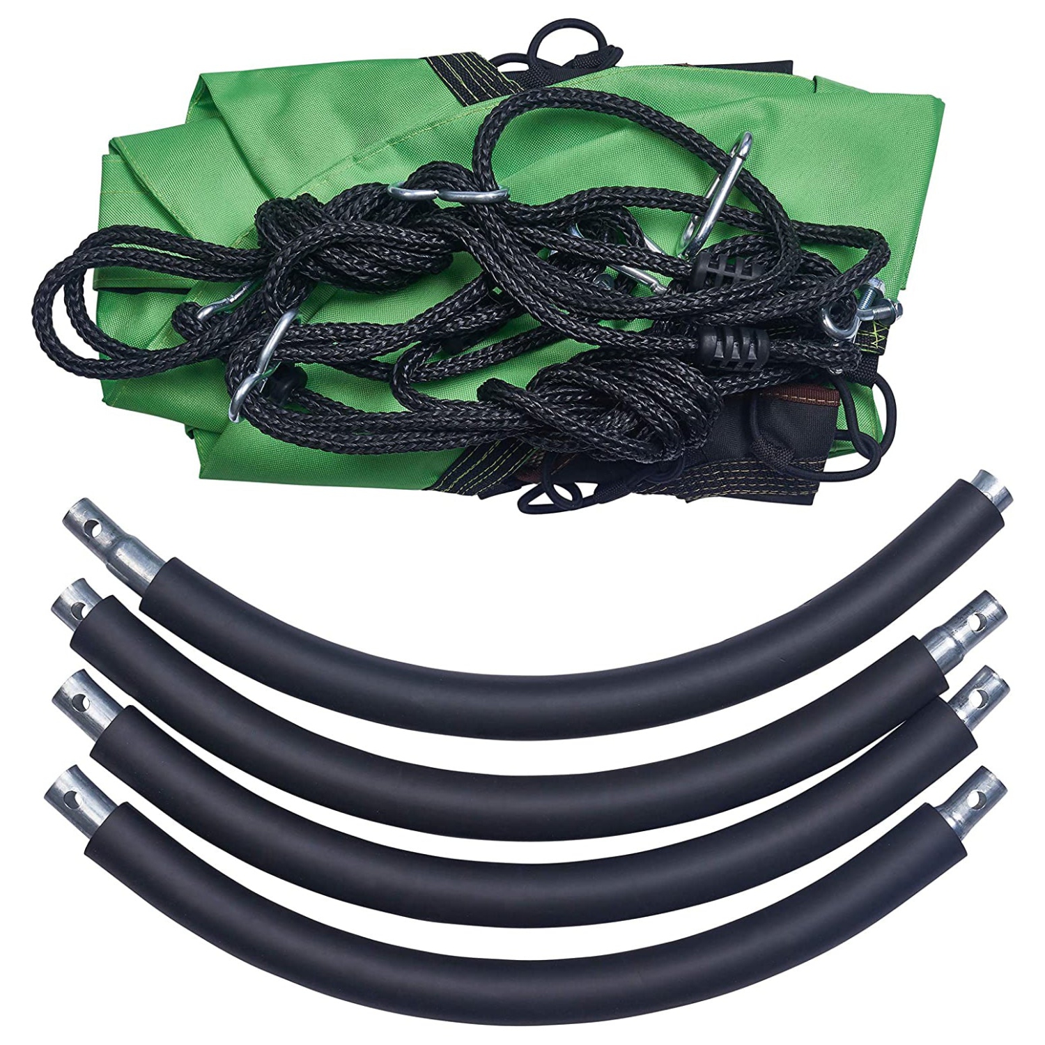 Swinging Monkey Giant 30" Weatherproof Bungee Outdoor Tree Saucer Swing, Green