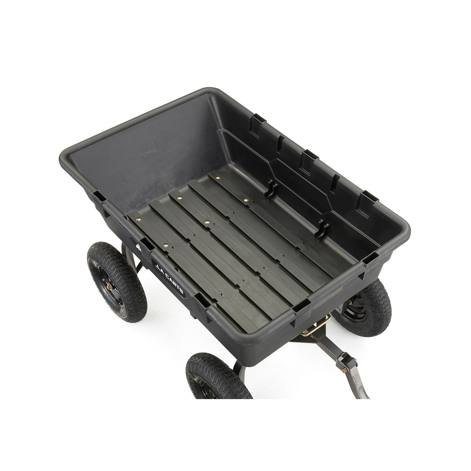 Chariot de jardin en plastique robuste Gorilla Carts avec pneus de 16 po