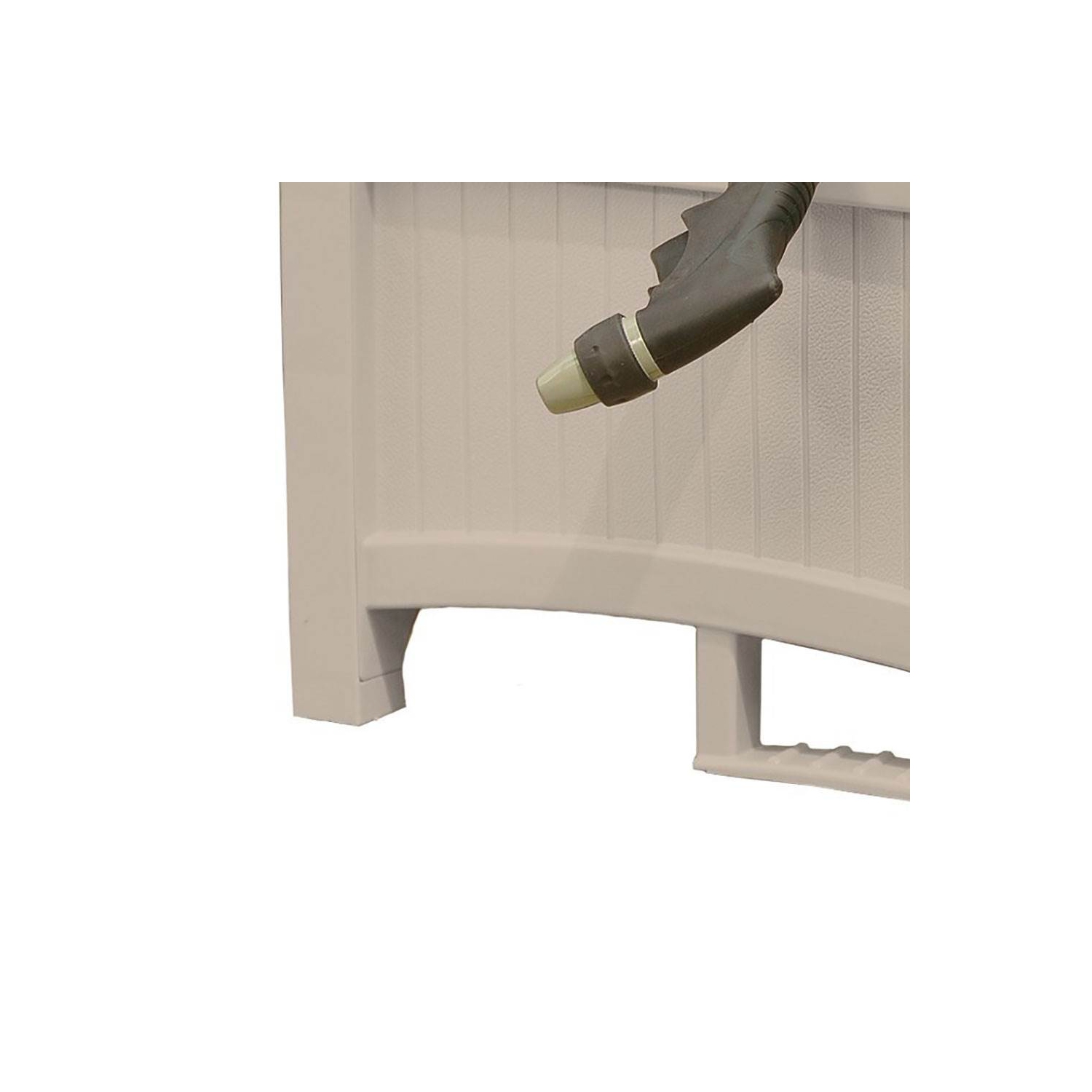 Suncast CPLPHH100D Hideaway 100' Resin Garden Hose Reel for 5/8" Hoses, Taupe