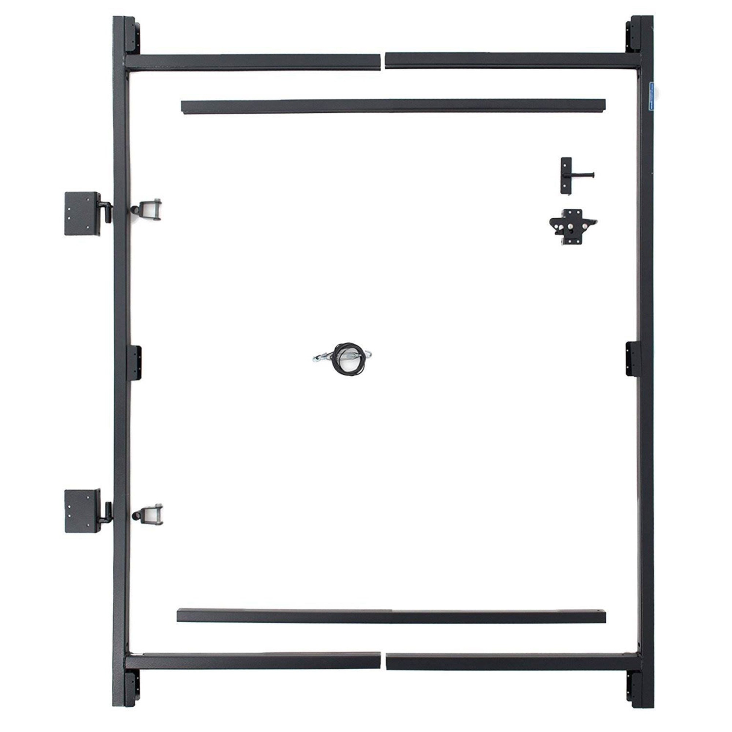 Ensemble de construction de barrière à cadre en acier Adjust-A-Gate, ouverture de 36 à 60 po de largeur jusqu'à 7 pi de hauteur