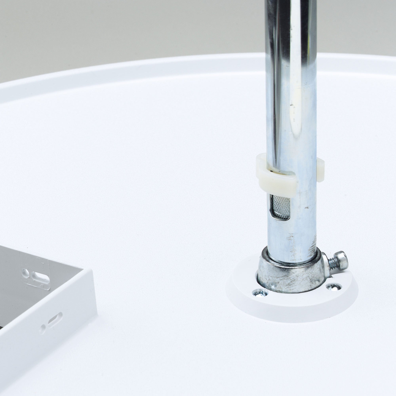 Rev-A-Shelf 28'' Lazy Susan Pie-Cut Polymer Two-Shelf, Almond, LD-2942-28-15-1