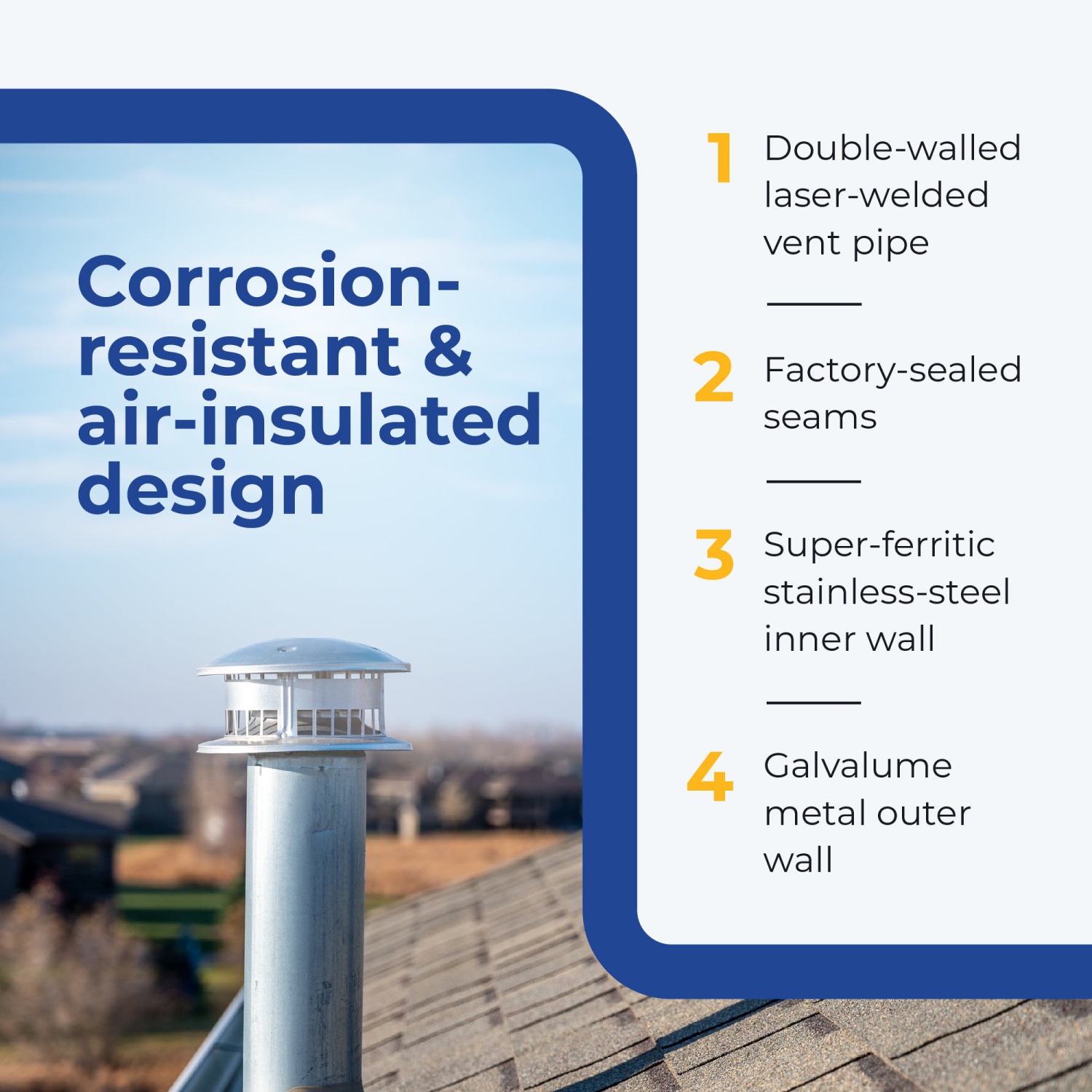 DuraVent – tuyau de cuisinière coudé à 45 degrés en acier inoxydable PelletVent, 6 po, argenté