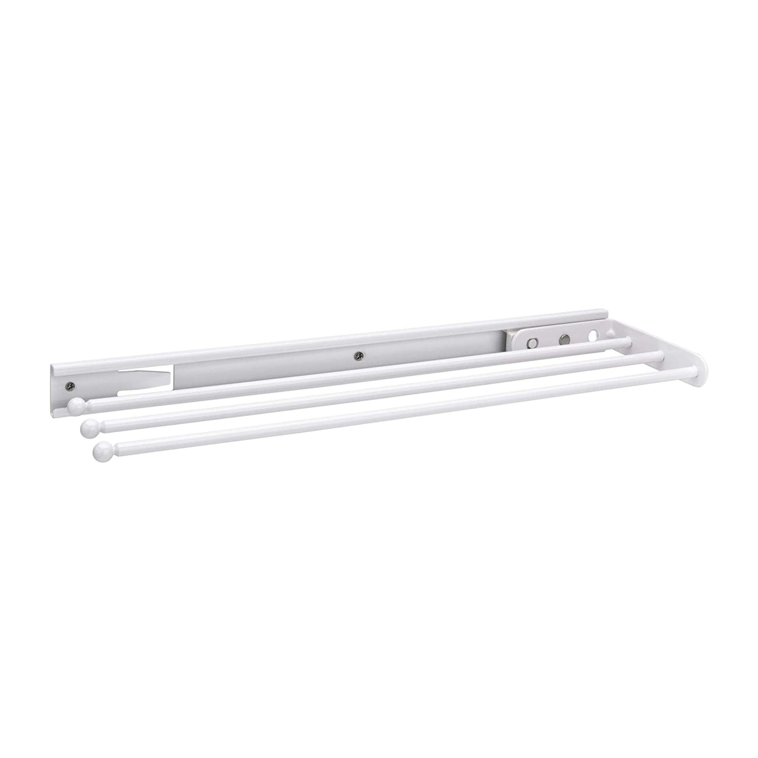 Rev-A-Shelf – Porte-serviettes rétractable sous l'armoire de cuisine à 3 broches, blanc, 563-47