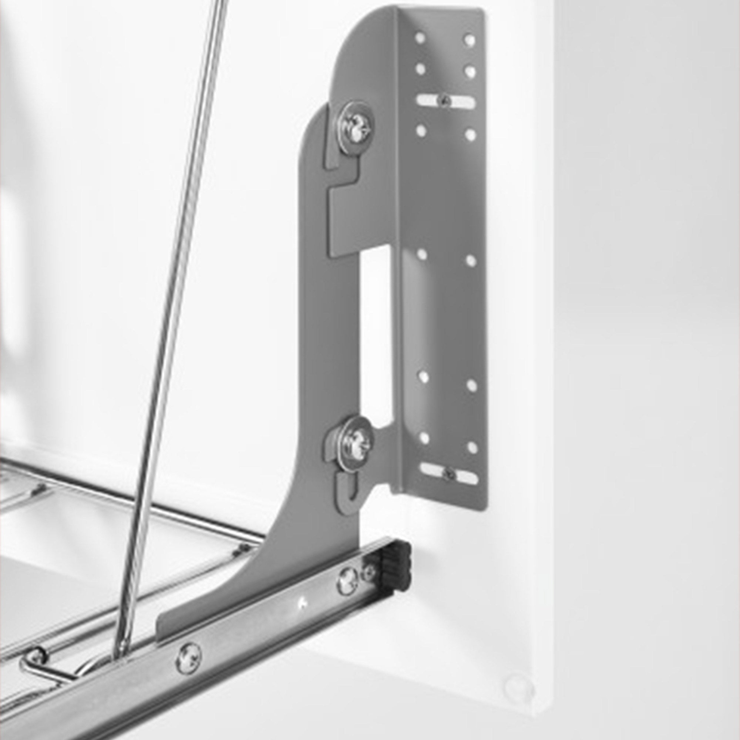 Rev-A-Shelf Double Pullout Trash Can 35 qt. for Kitchen, Red, RV-18KD-1618C-S