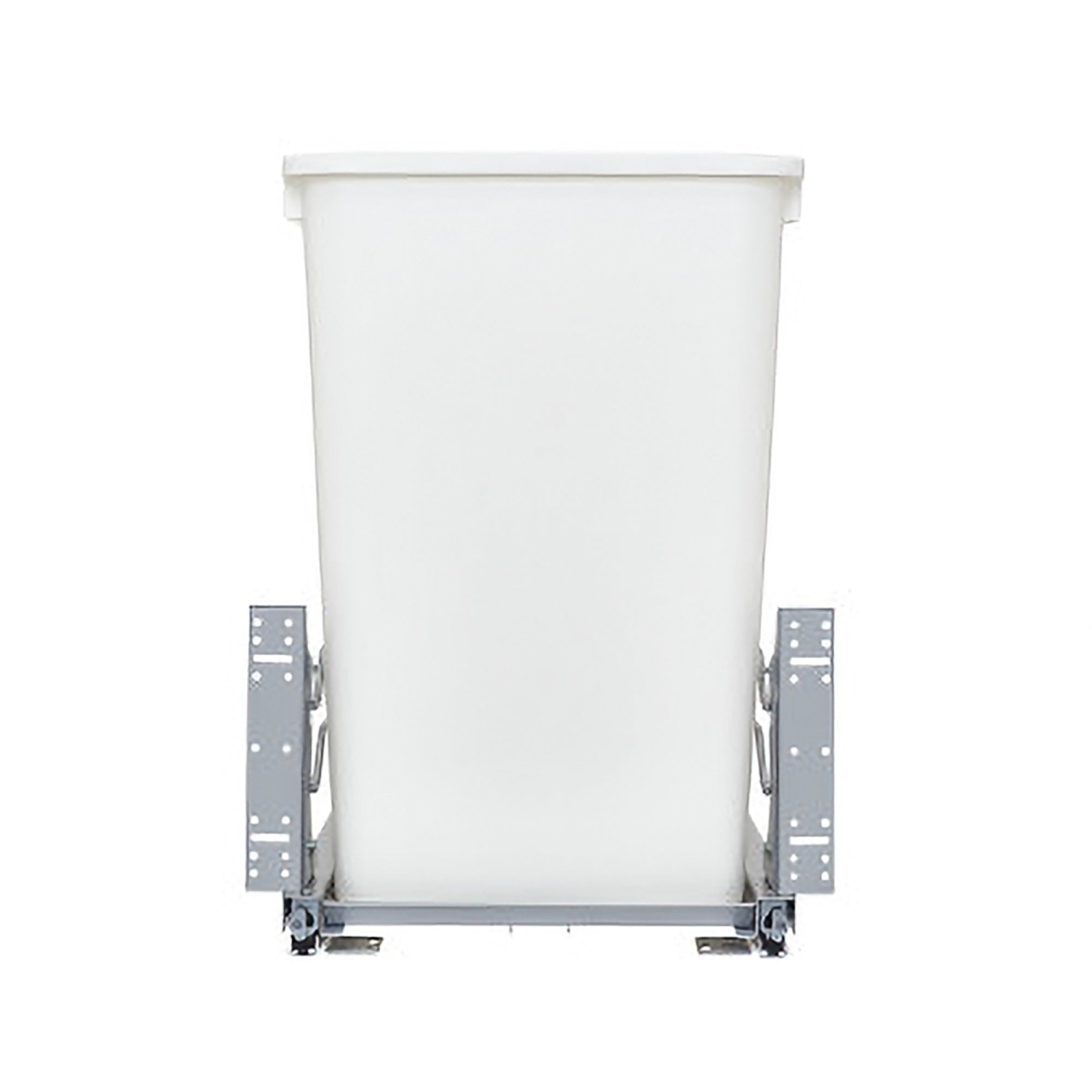 50 qt de poubelle de cuisine rétractable Rev-A-Shelf. Avec fermeture en douceur, 53RD-1550SCDM-111