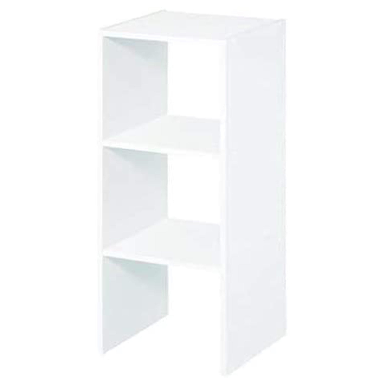 ClosetMaid Decorative Home Stackable 2-Cube Organizer Storage, White