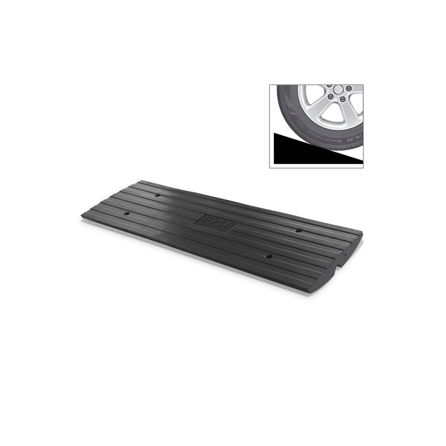 Car/Truck Curb Ramp - Driveway Rubber Threshold Car Curb-Side Bridge