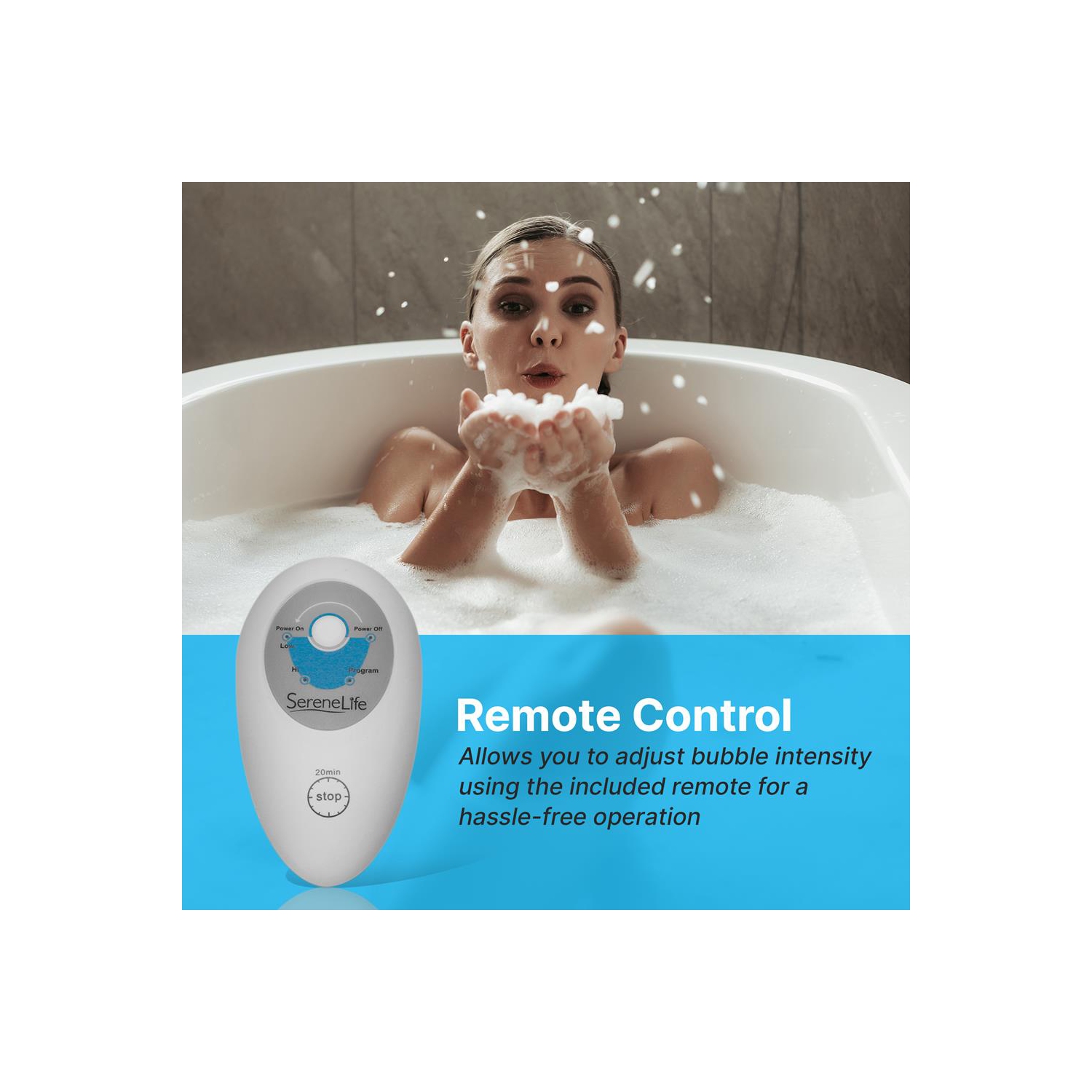 Tapis de bain moussant massage pour le corps avec air chaud