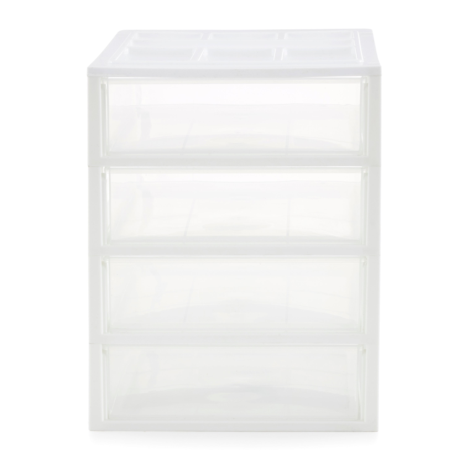 Gracious Living 4 Drawer Desktop Countertop Storage with Organizer Lid