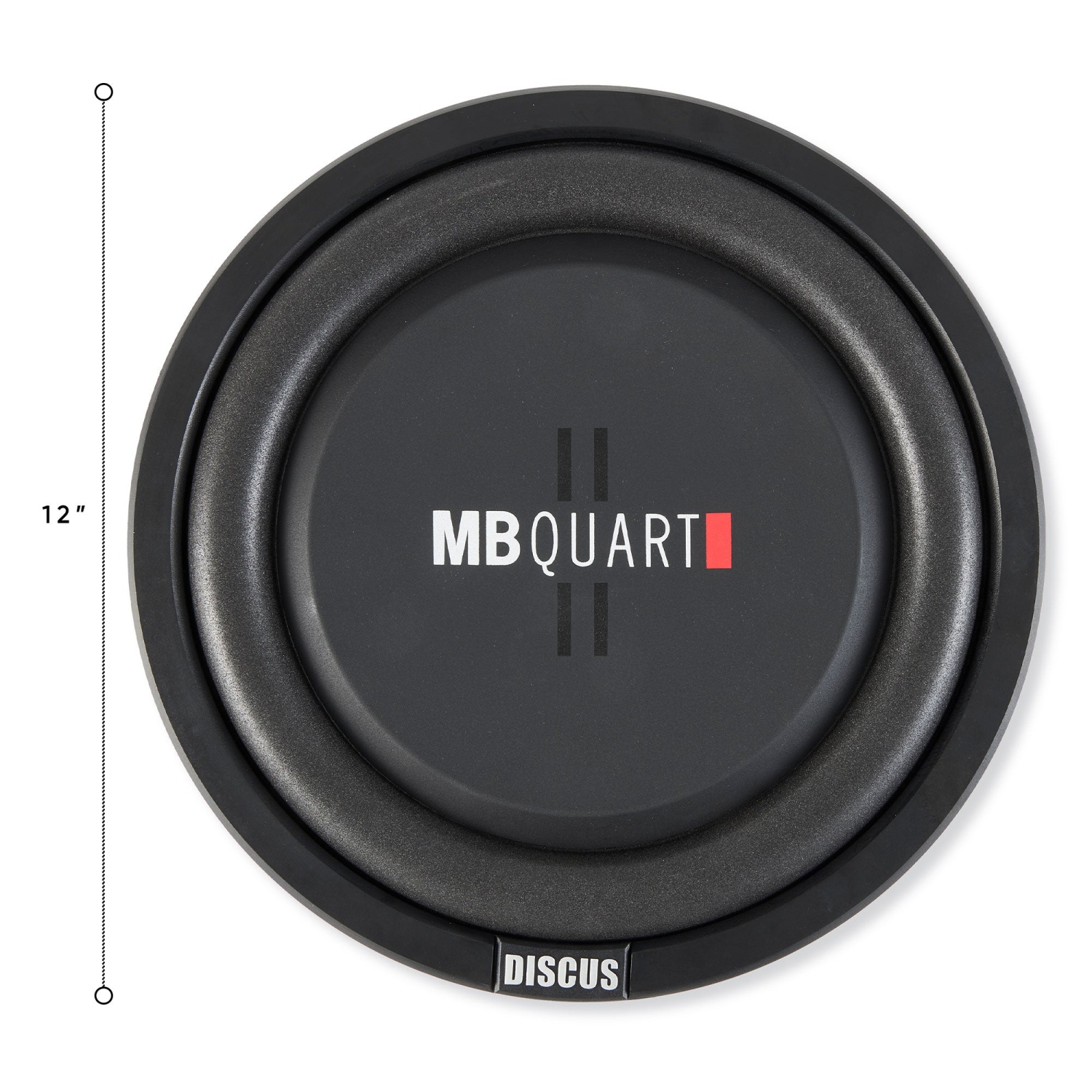 MB Quart DS1-304 400 watt 12 Inch Slim subwoofer subwoofer voiture / camion DVC Sous