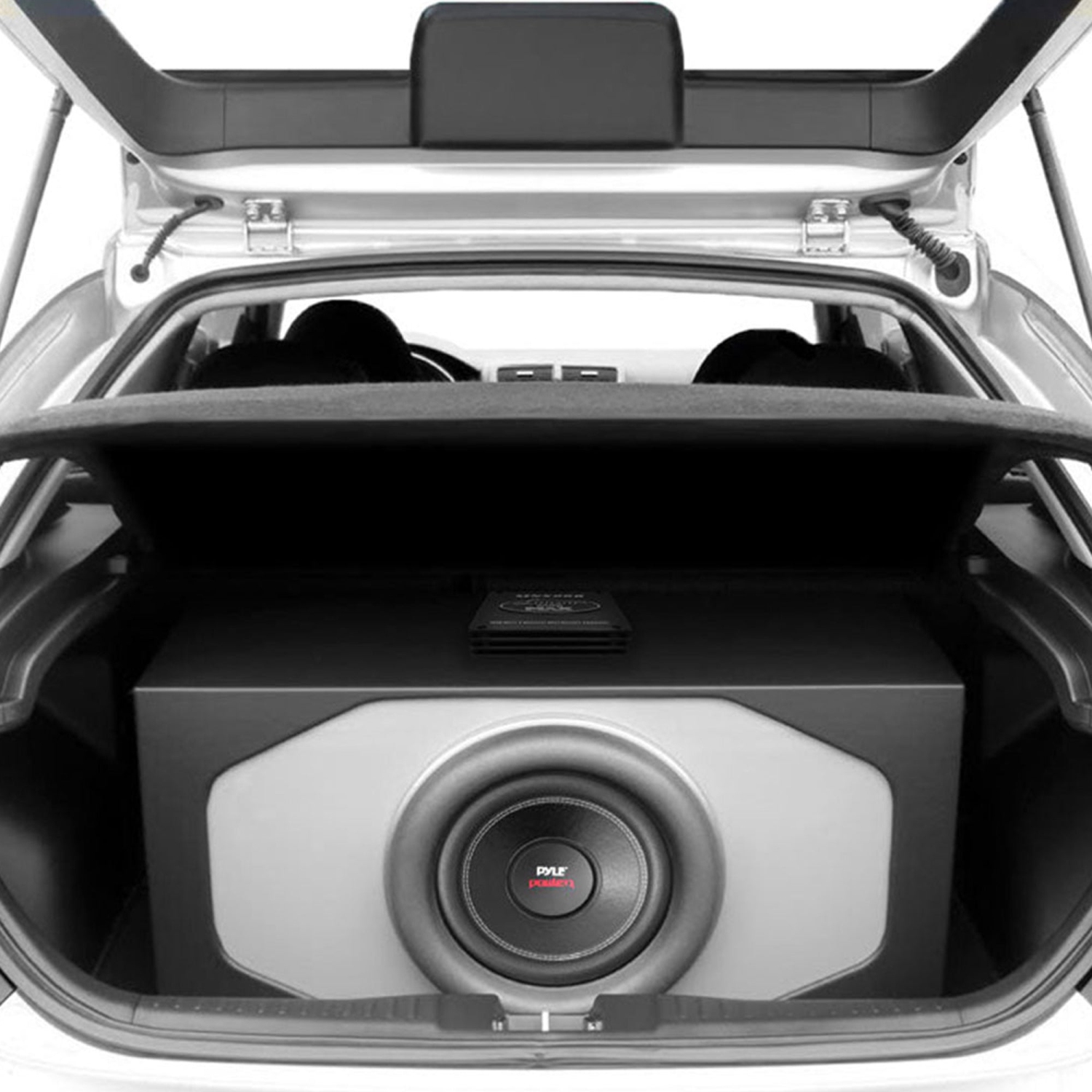 Pyle – Ensemble de haut-parleurs d'extrêmes graves 1600&nbsp;W DVC 4&nbsp;Ohm pour l'auto, 8&nbsp;po, noir