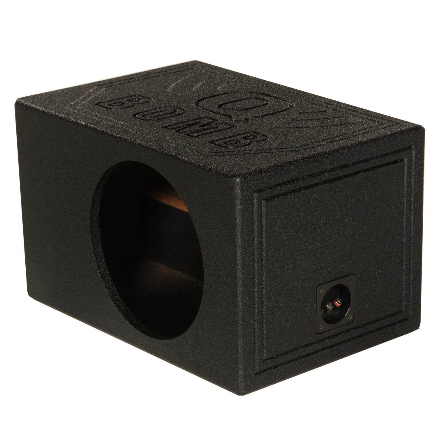 Enceinte caisson de haut-parleur d'extrêmes graves d'auto évent simple 10 po QBOMB10VL de Q-Power