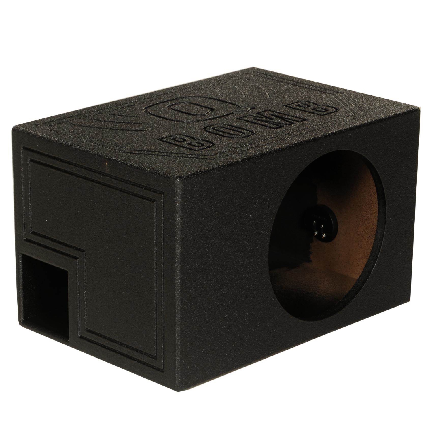 Enceinte caisson de haut-parleur d'extrêmes graves d'auto évent simple 10 po QBOMB10VL de Q-Power