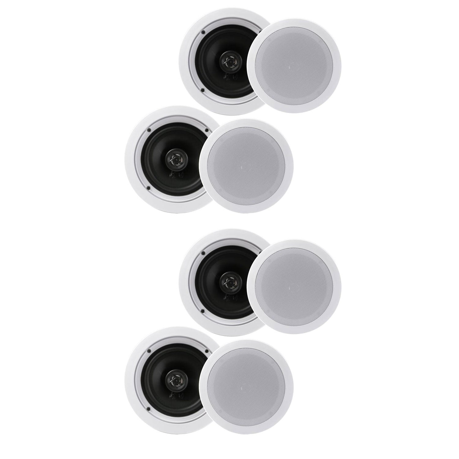 Pyle PDIC1661RD 6.5 Inch 200 Watt In Ceiling Wall 2 Way Speaker System