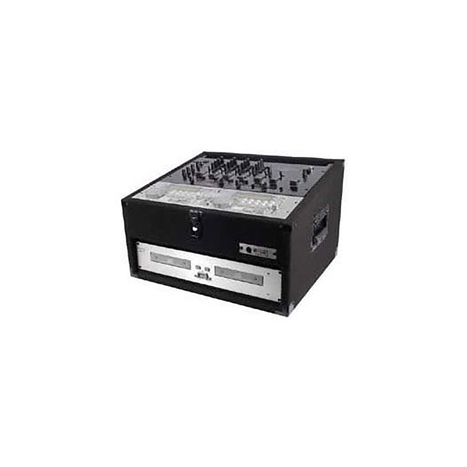 Odyssey CXC902 9U Top 2U Bottom CXC Portable Carpet Combo Rack with Rubber Feet