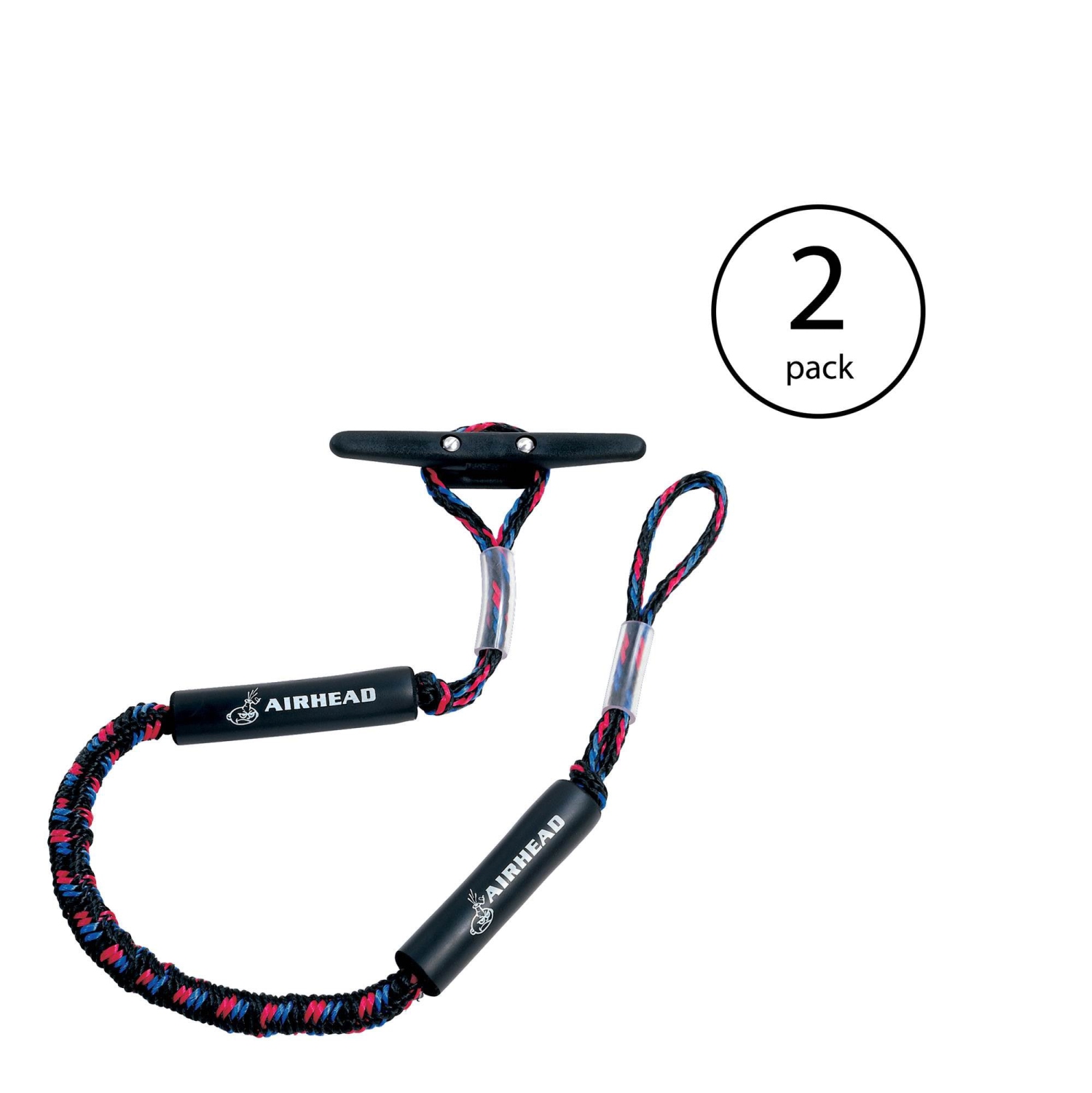 Corde de bateau de 5 pi AIRHEAD Bungee Dock Line, extensible jusqu'à 7 pi