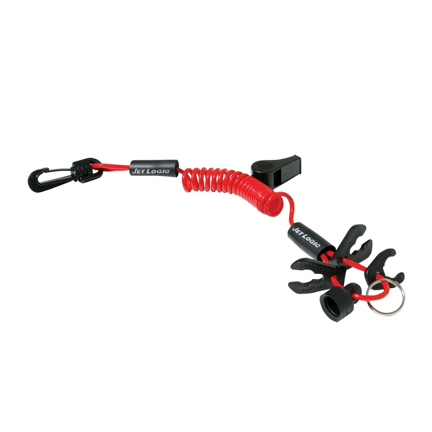 Kwik Tek – Cordon de sécurité ultime pour motomarine UL-2 avec bracelet flottant et sifflet, rouge