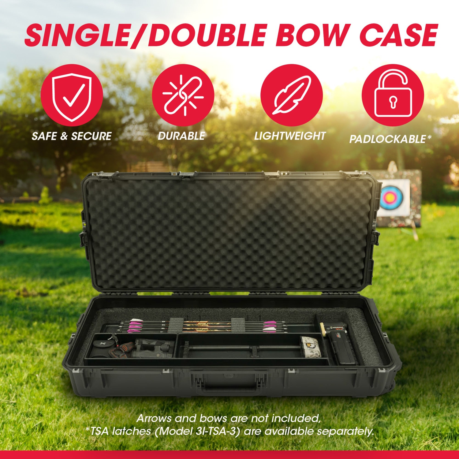 SKB cases – petit étui étanche à double boucle iSeries 3I-4217-USD, noir